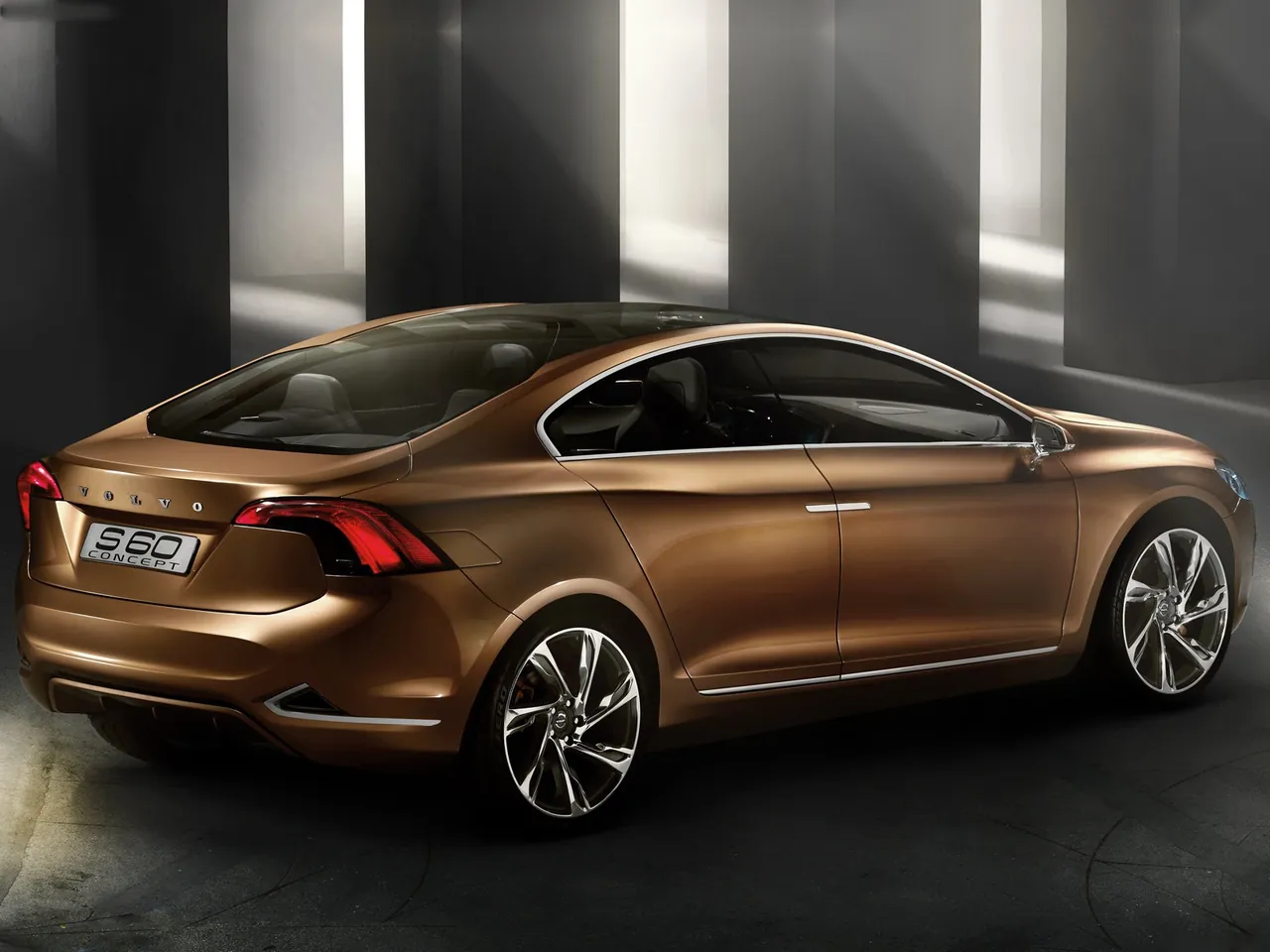 Volvo S60 Concept (2009) – zadní tříčtvrteční pohled