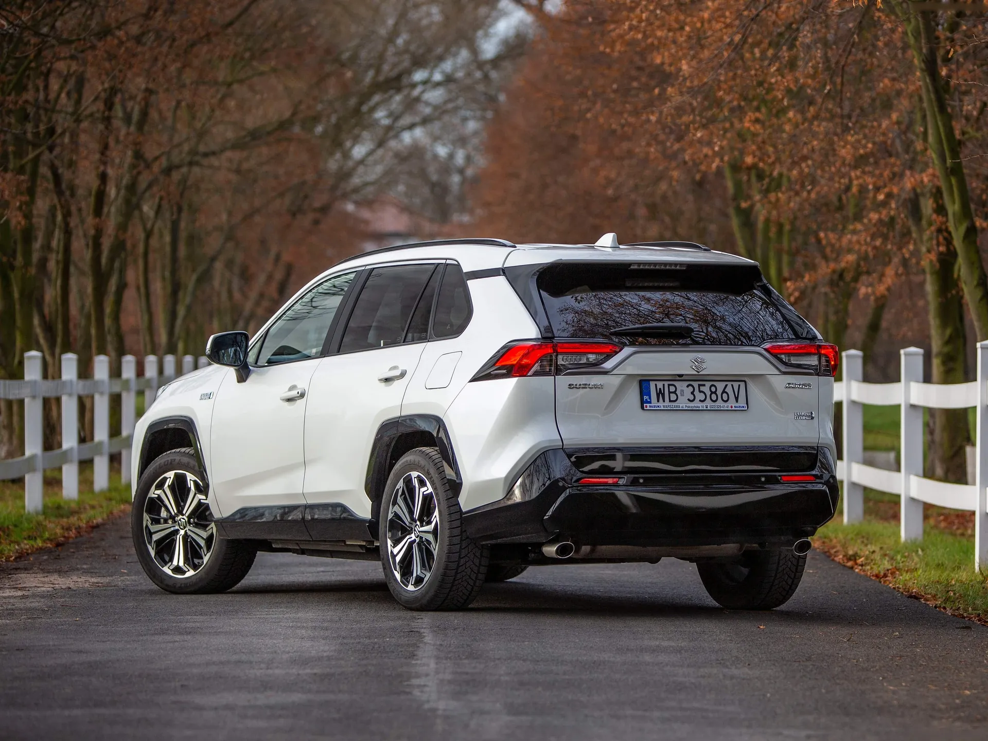 Suzuki Across (2021) – zadní tříčtvrteční pohled