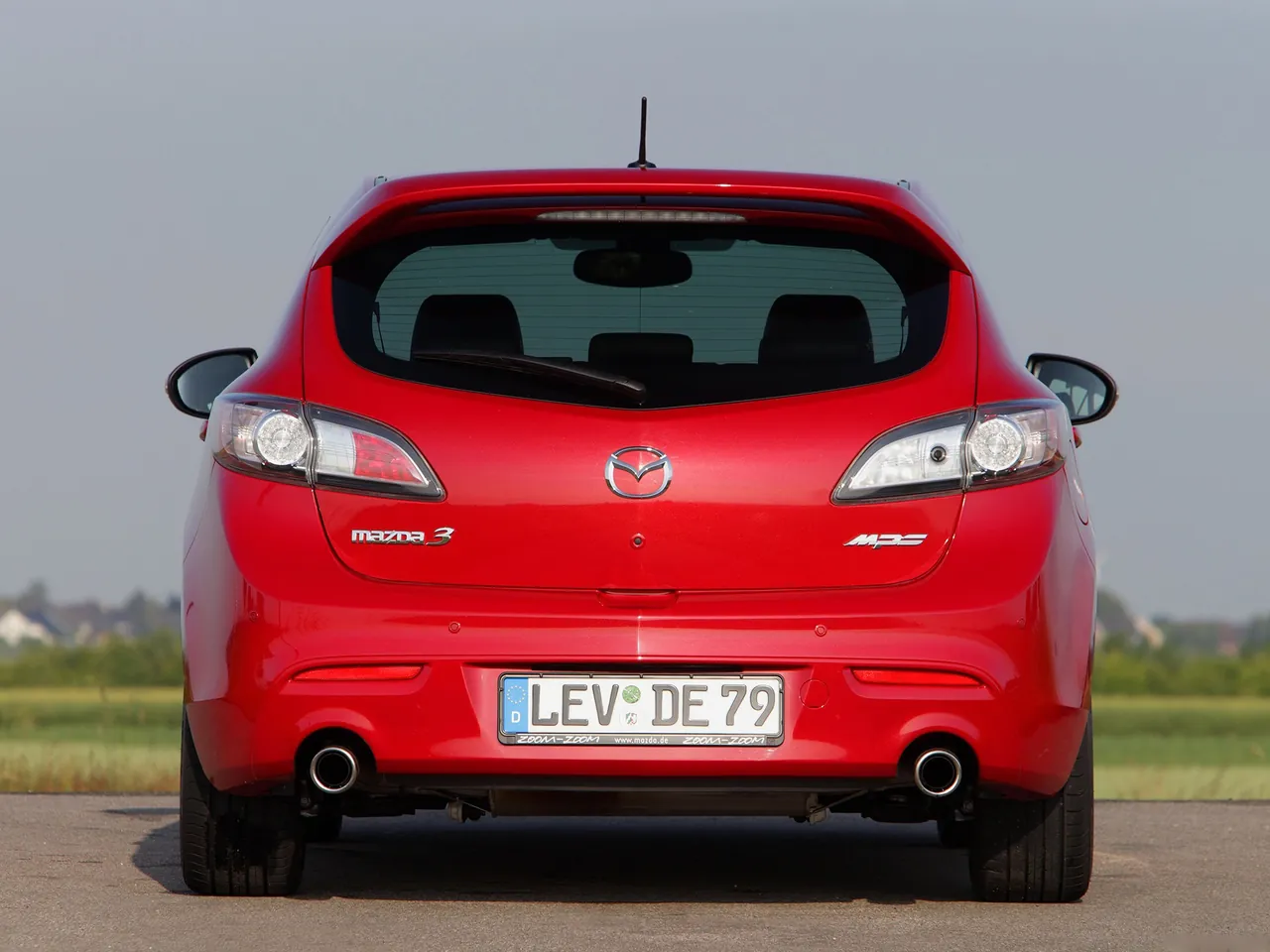 Mazda 3 MPS (2010) – zezadu