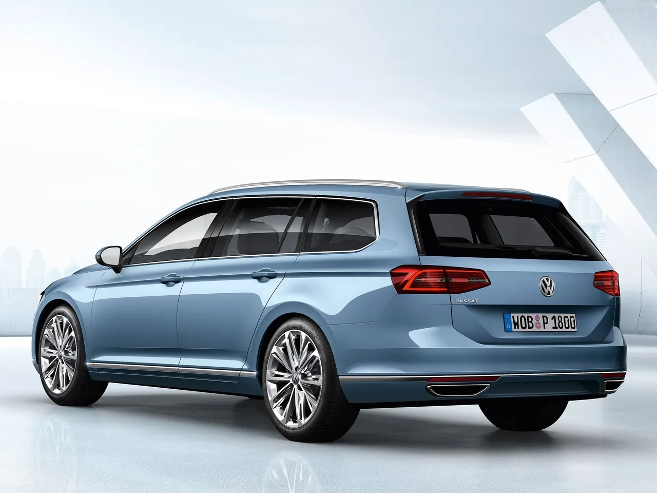 Volkswagen Passat Variant (2015) – zadní tříčtvrteční pohled