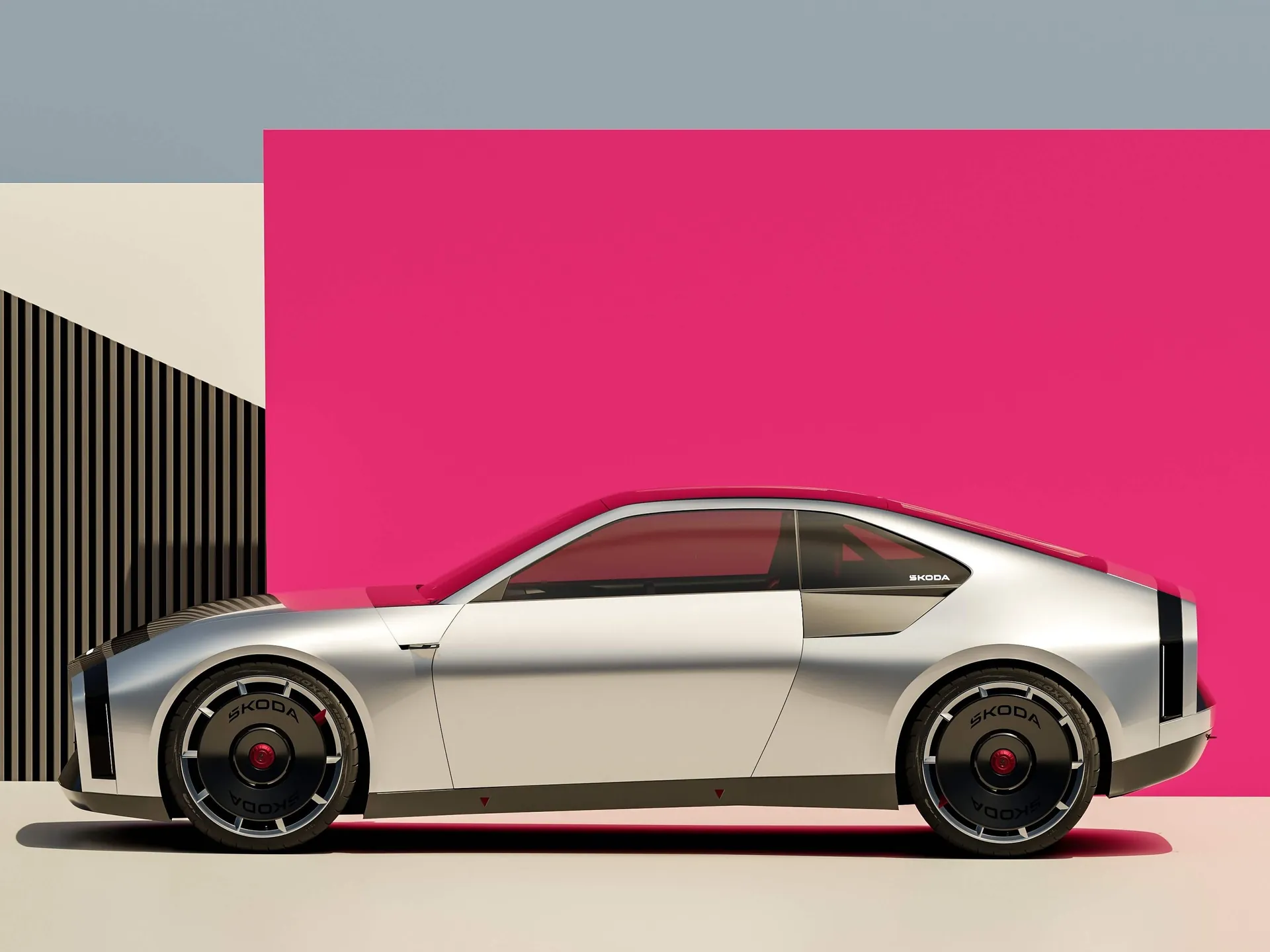 Skoda 110 R Concept (2025) – boční profil