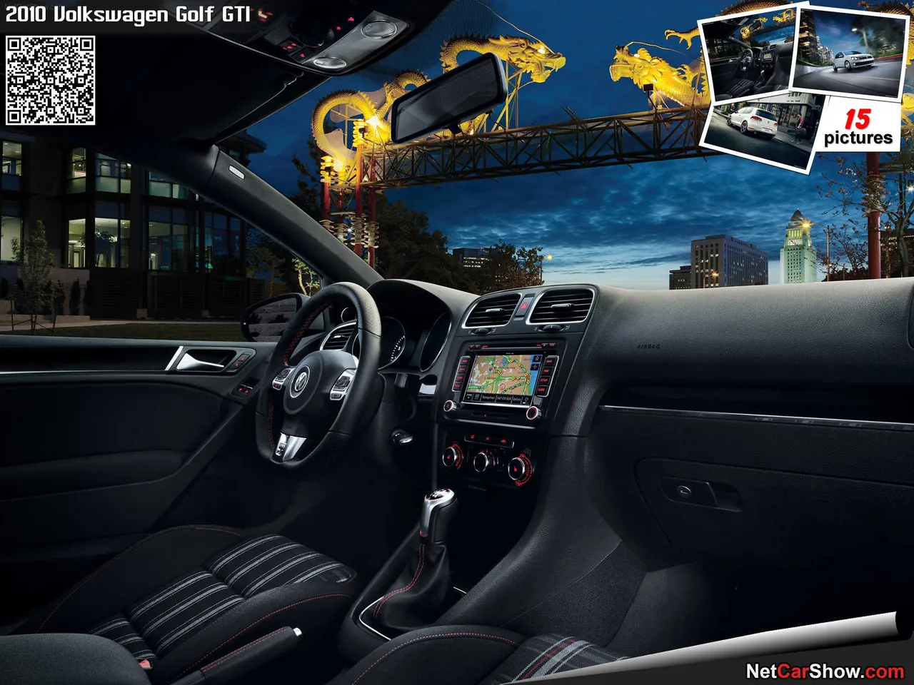Volkswagen Golf GTI [US] (2010) – interiér