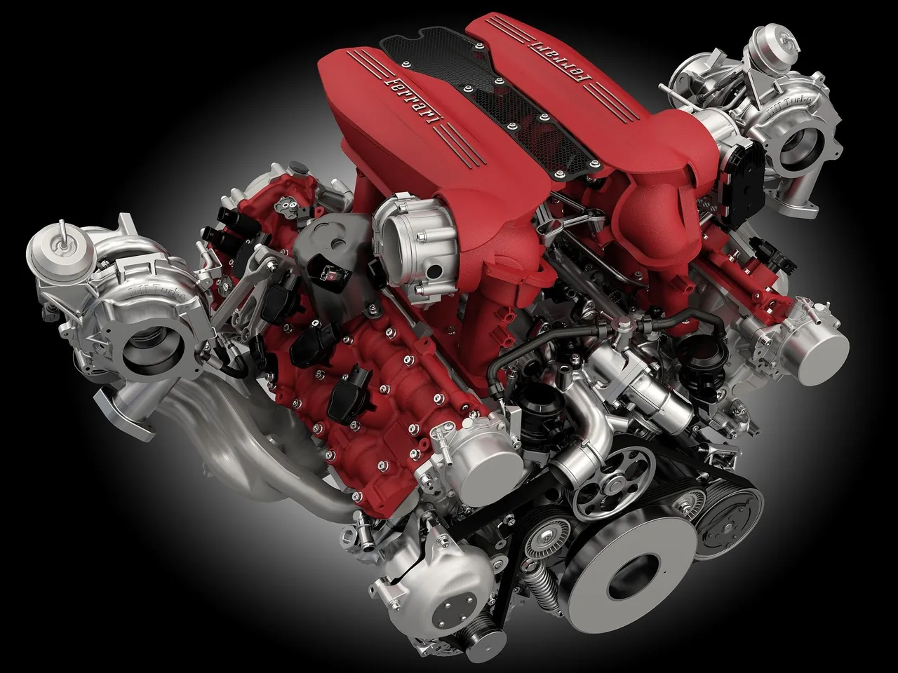 Ferrari 488 GTB (2016) – motor