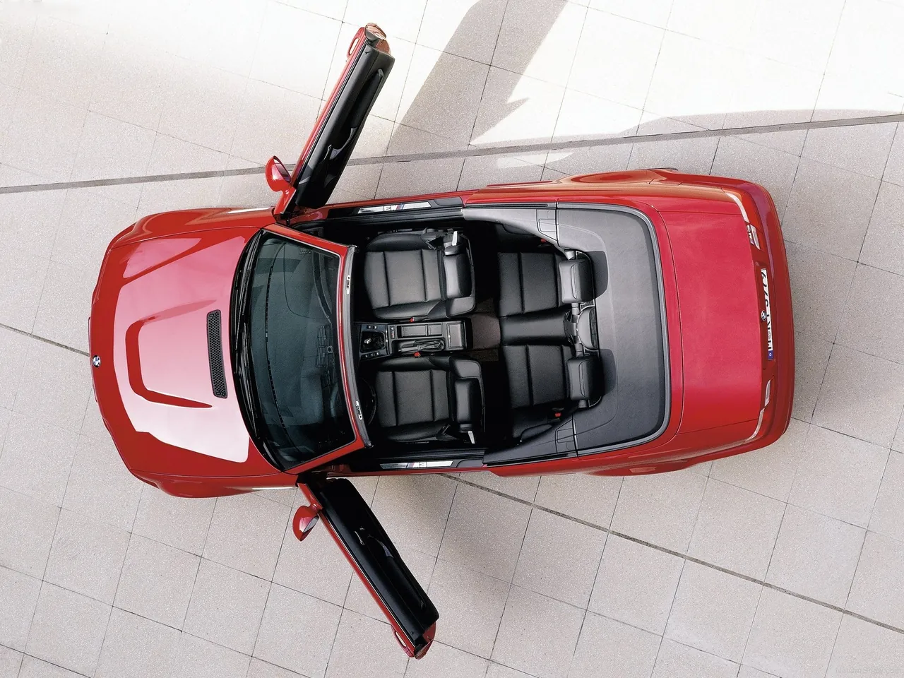 BMW M3 Convertible (2001) – pohled shora