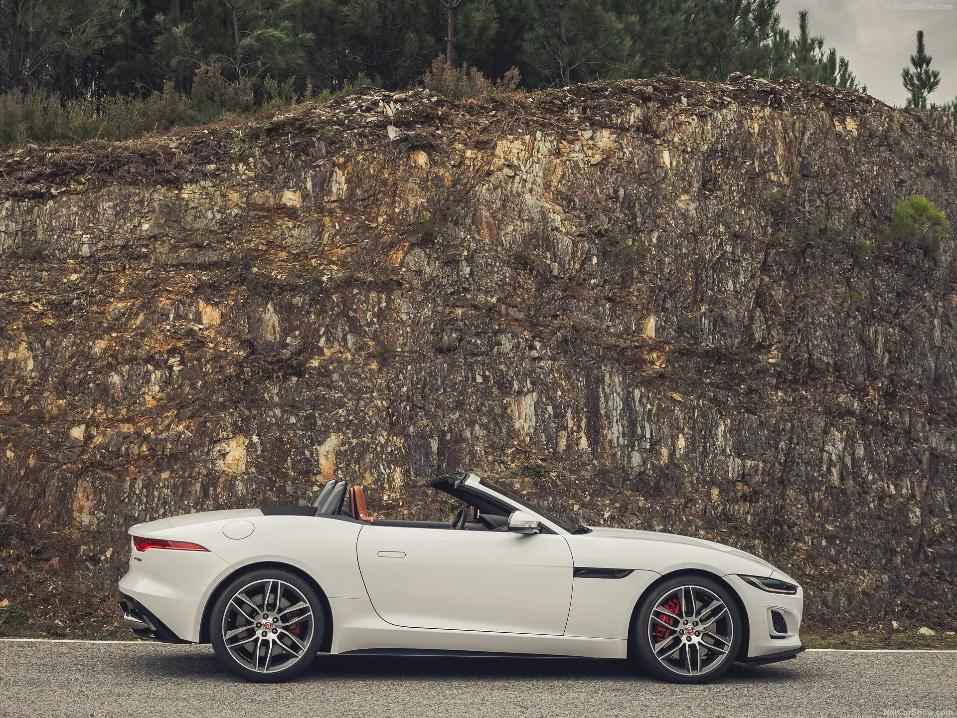 Jaguar F-Type Convertible (2021) – boční profil