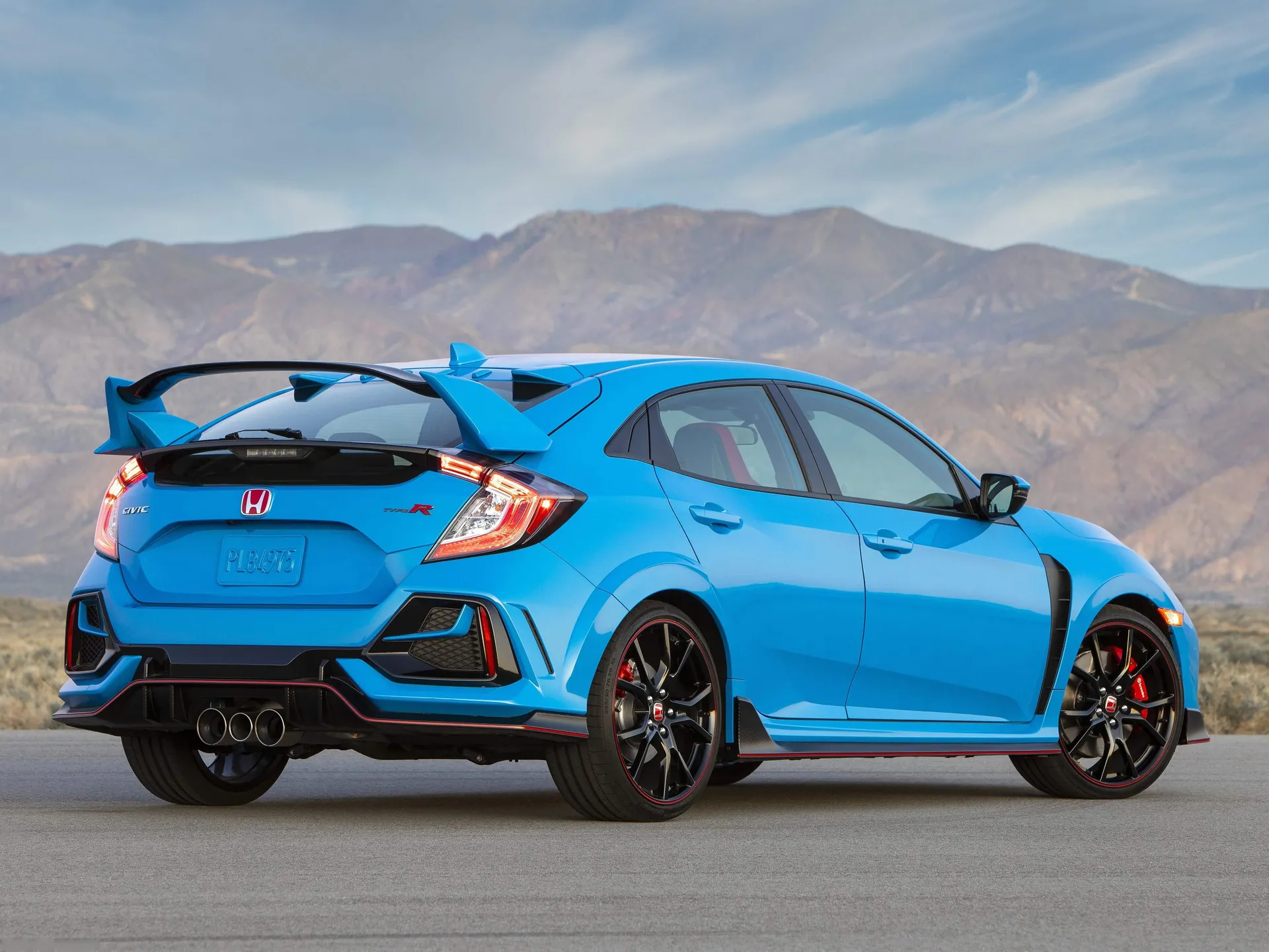 Honda Civic Type R (2020) – zadní tříčtvrteční pohled