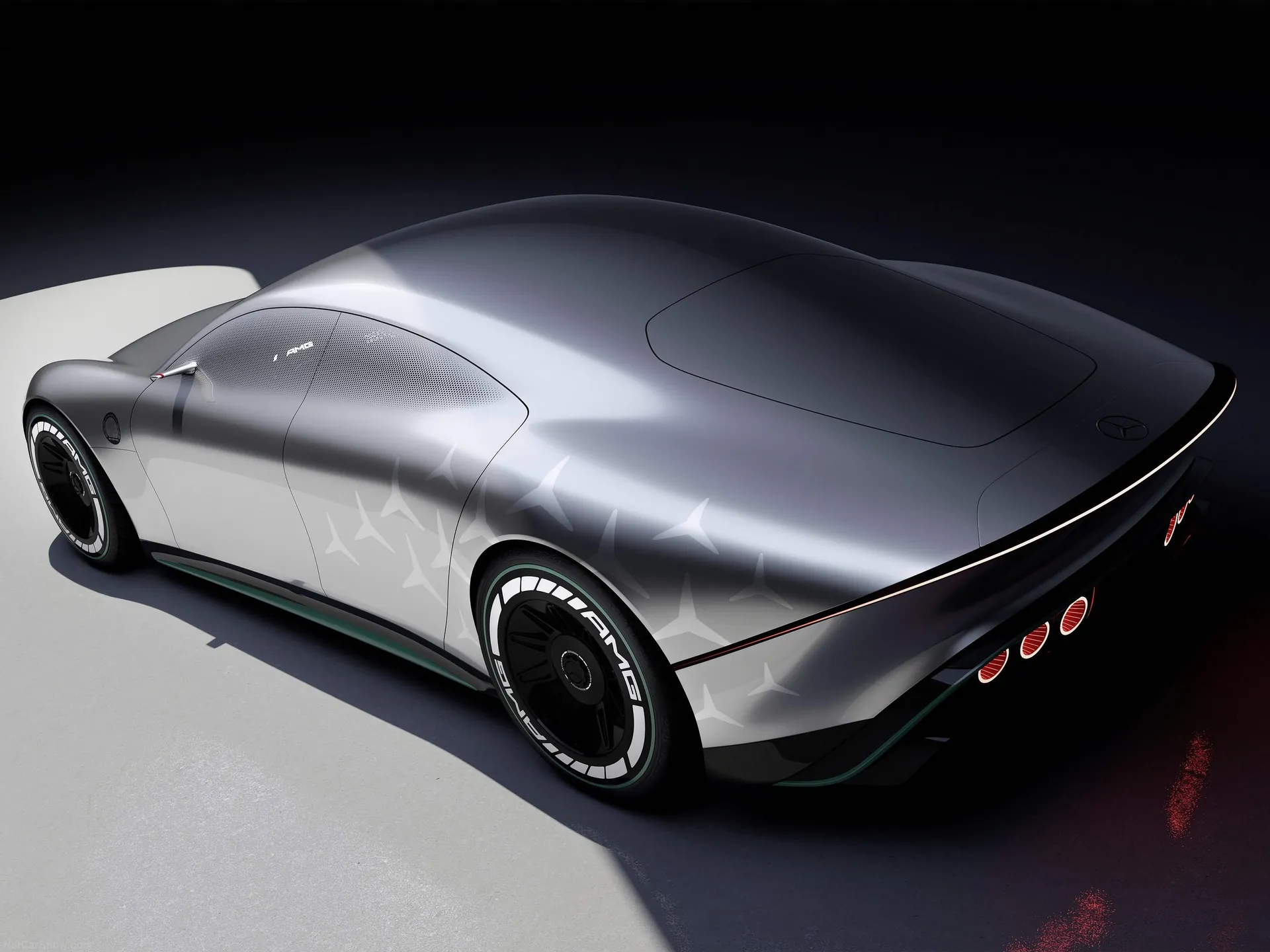 Mercedes-Benz Vision AMG Concept (2022) – zadní tříčtvrteční pohled