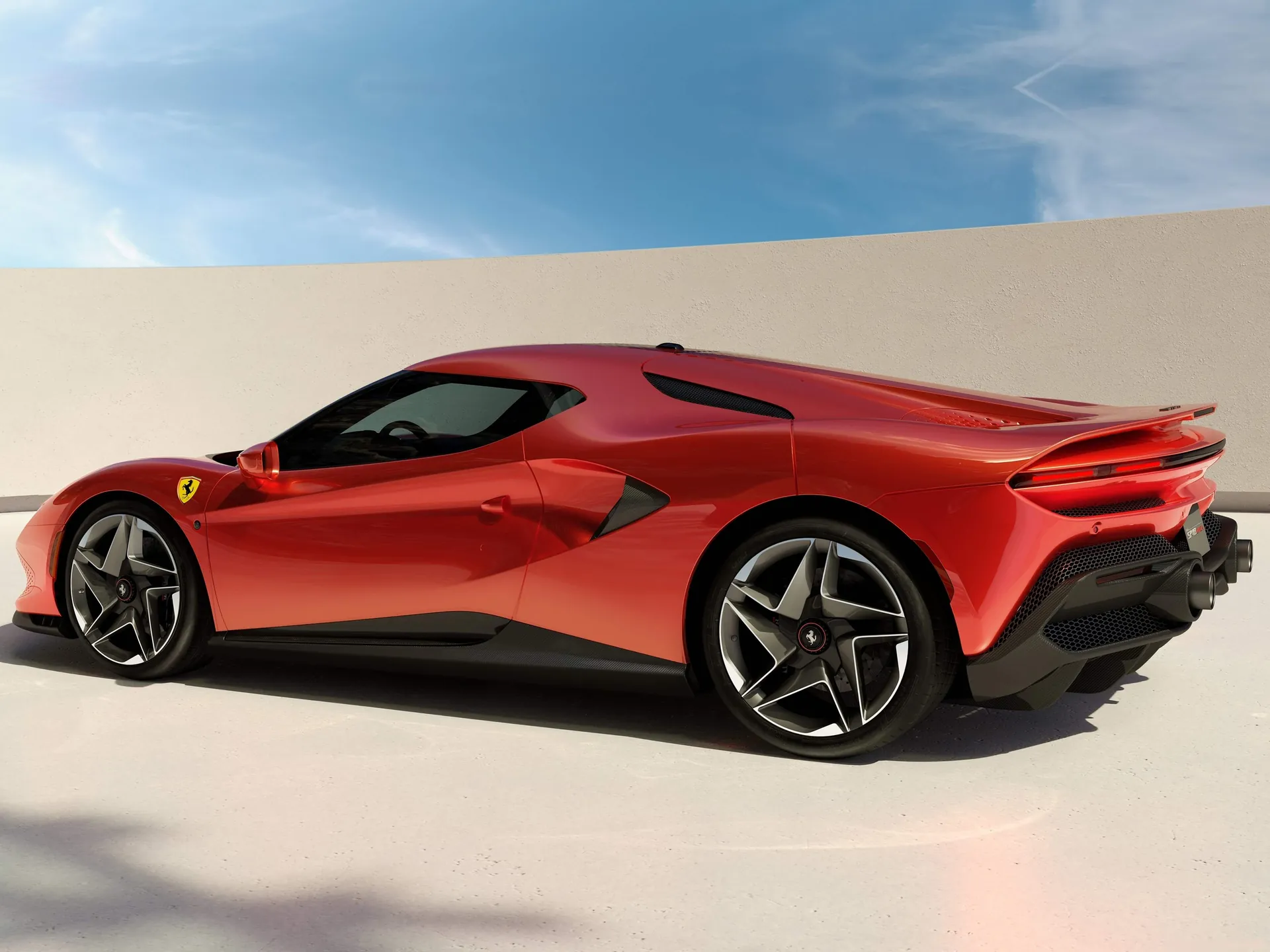 Ferrari SP48 Unica (2022) – zadní pohled