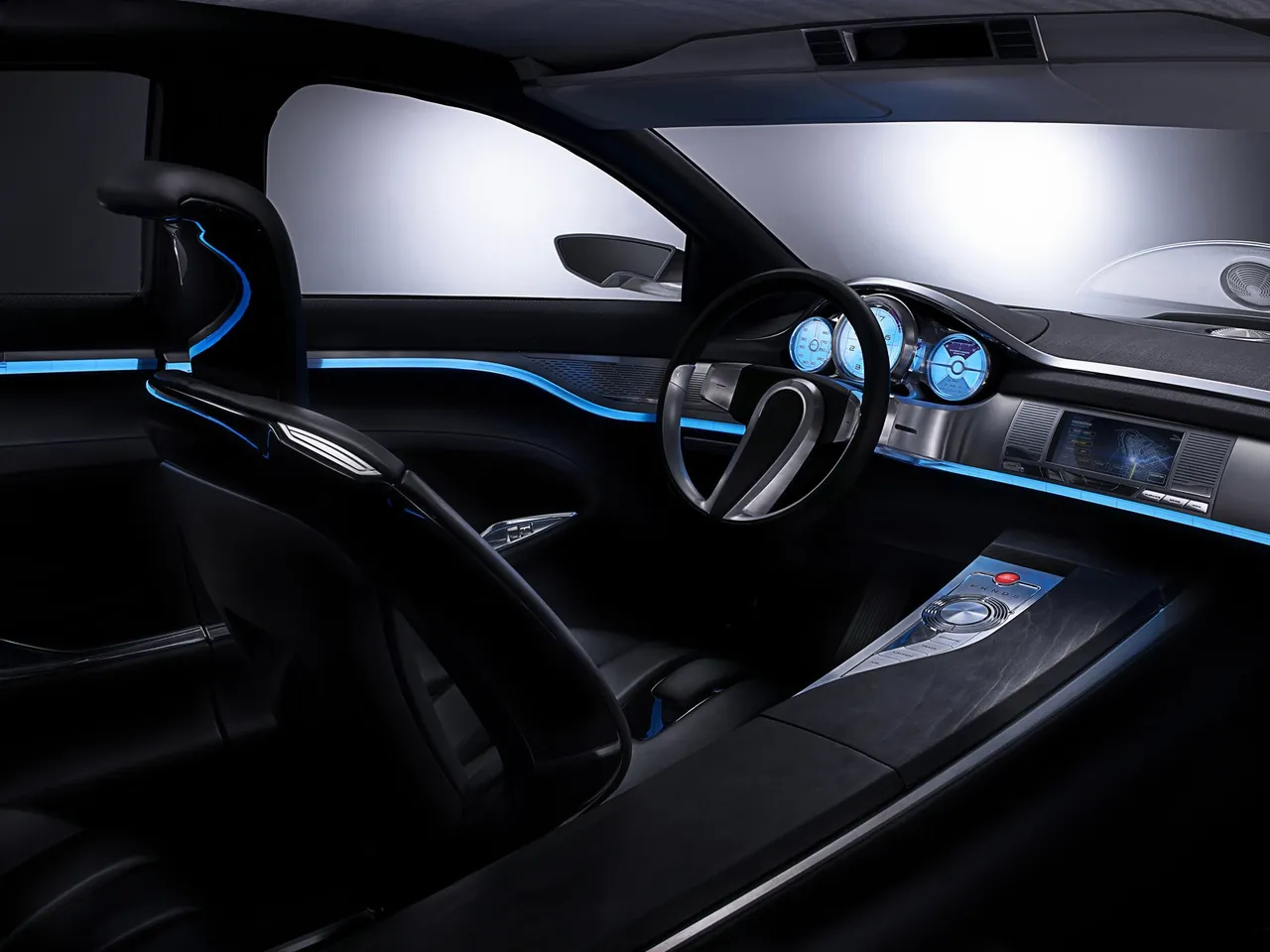Jaguar C-XF Concept (2007) – interiér