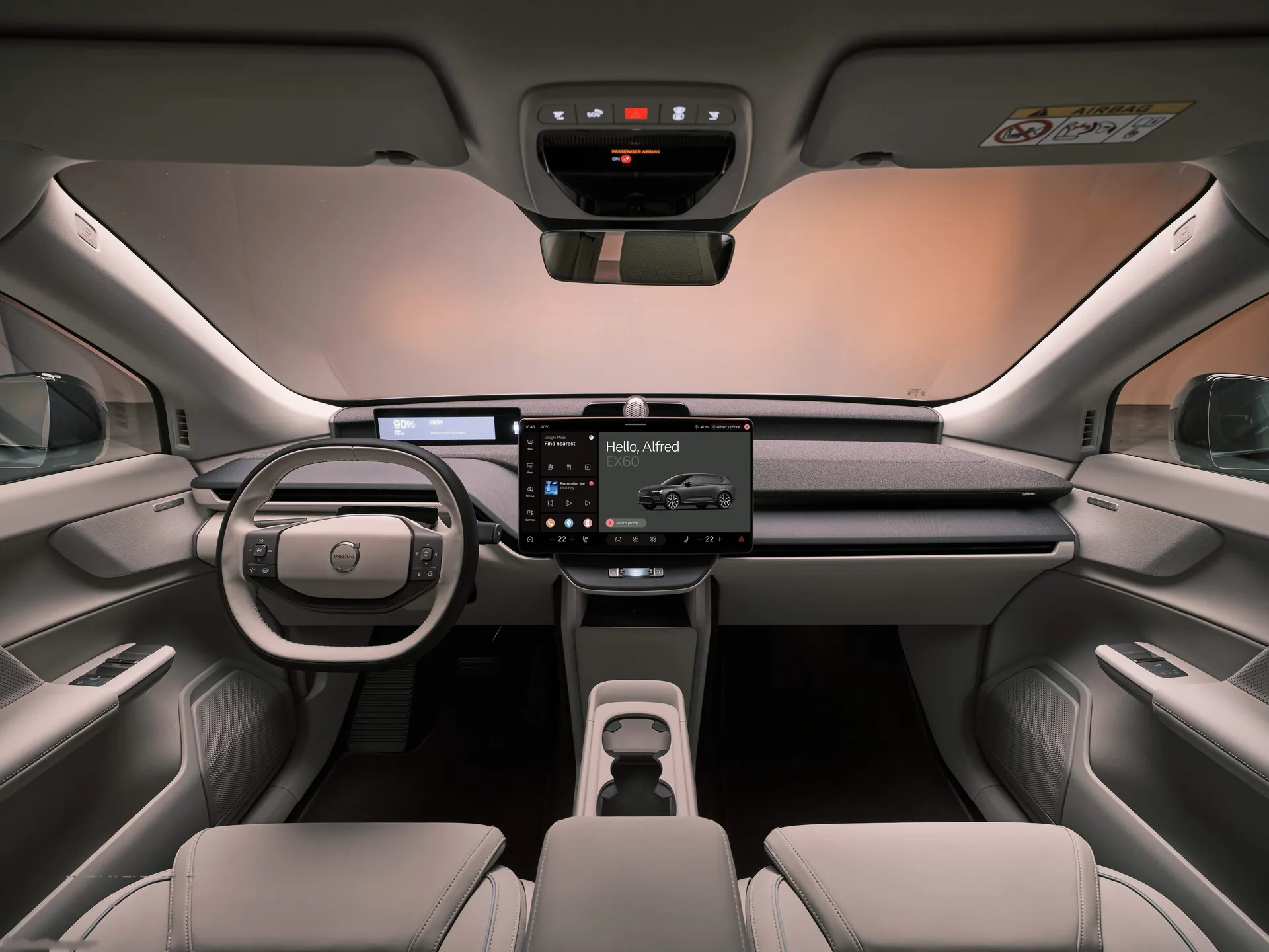 Volvo EX60 (2027) – interiér
