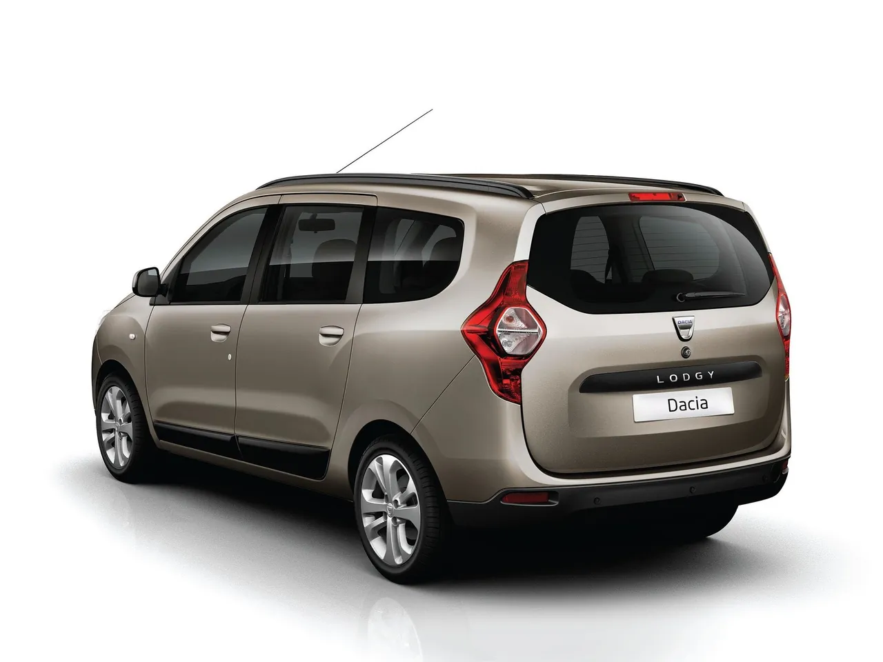 Dacia Lodgy (2013) – zadní tříčtvrteční pohled