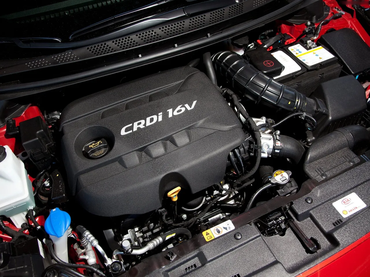 Kia Ceed (2013) – motorový prostor
