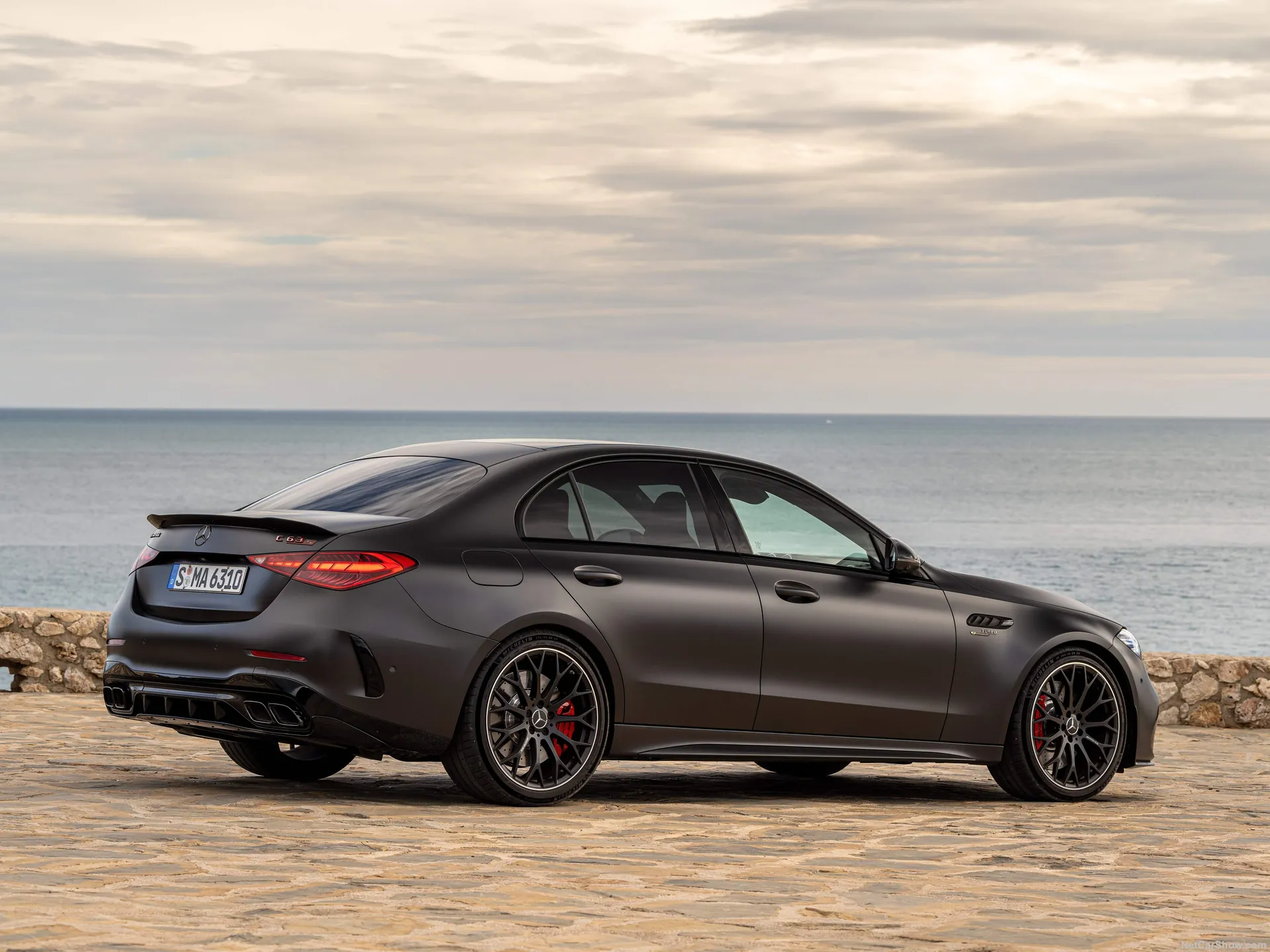 Mercedes-Benz C63 S AMG E Performance (2023) - Rear Three-Quarter