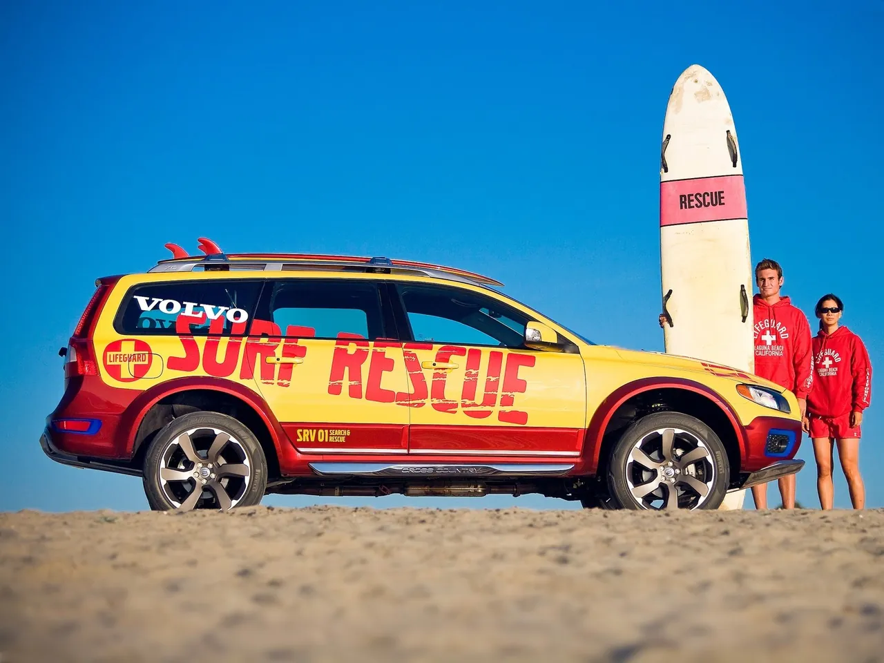 Volvo XC70 Surf Rescue Concept (2007) – boční profil