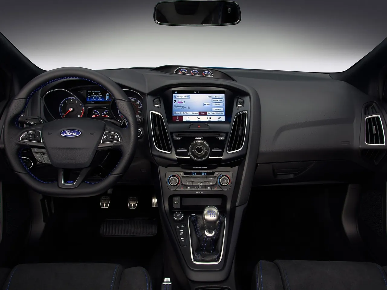 Ford Focus RS (2016) – interiér