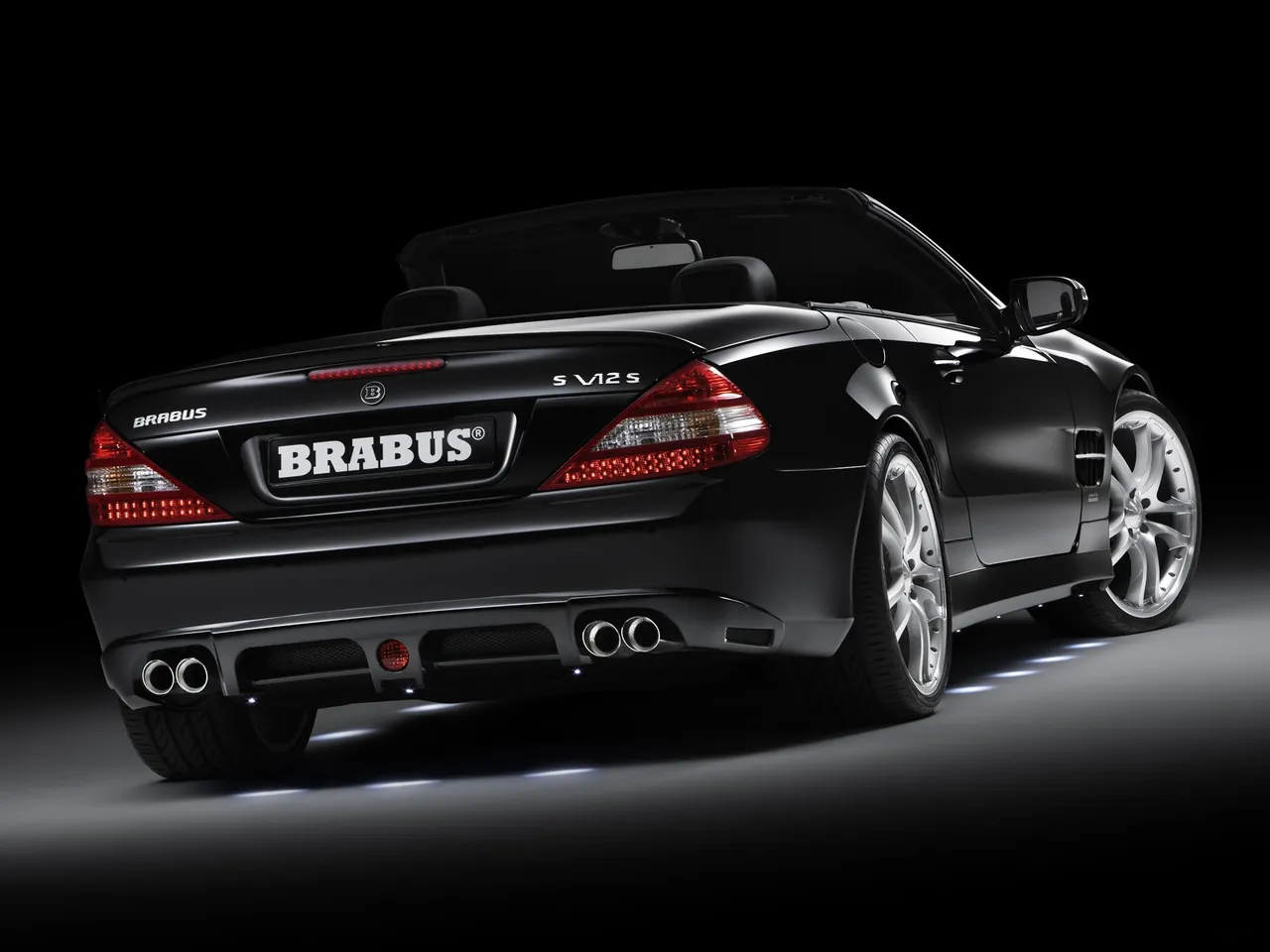 Brabus Mercedes-Benz SL-Class (2009) – zadní tříčtvrteční pohled