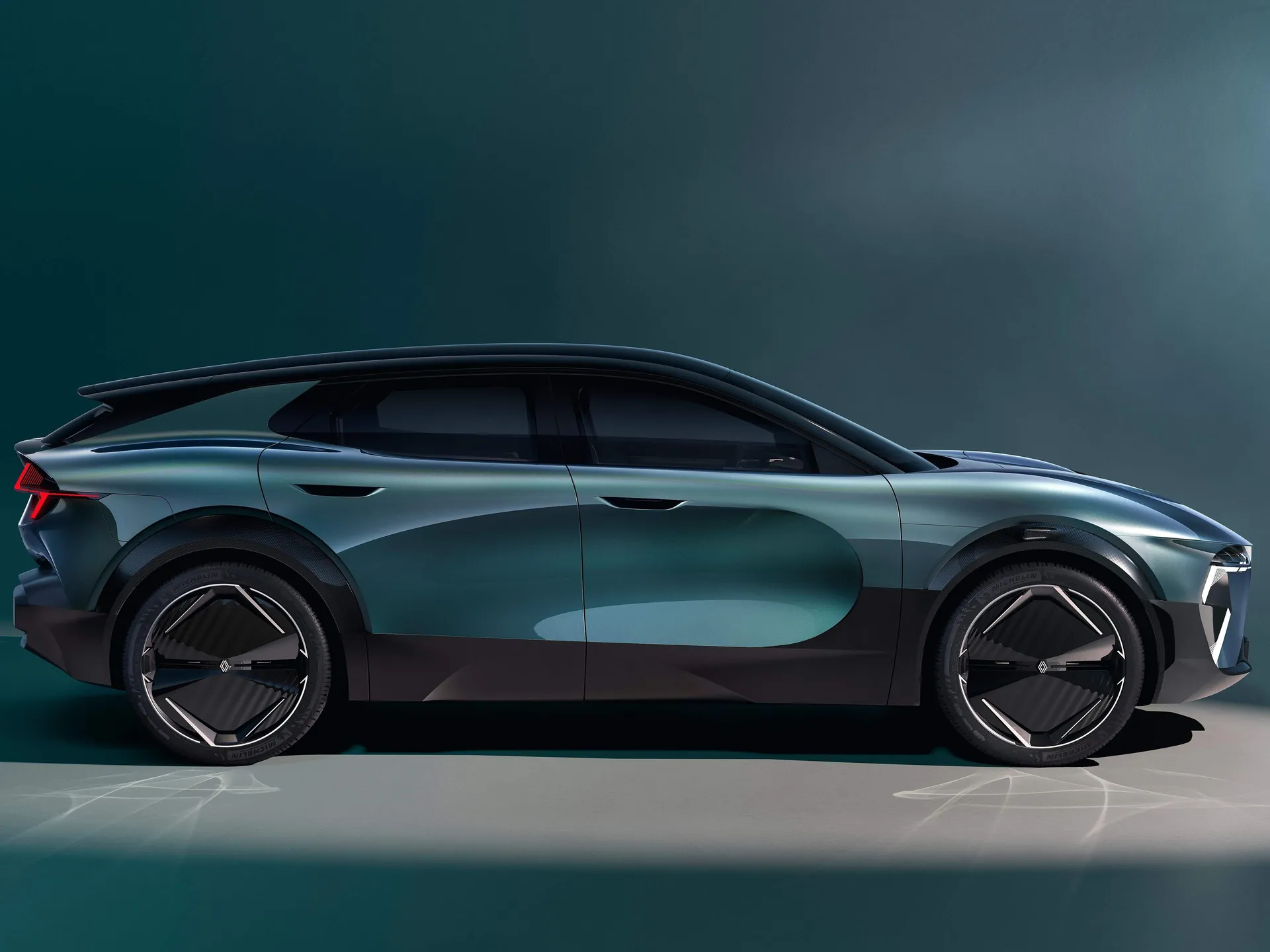 Renault Embleme Concept (2024) – boční profil
