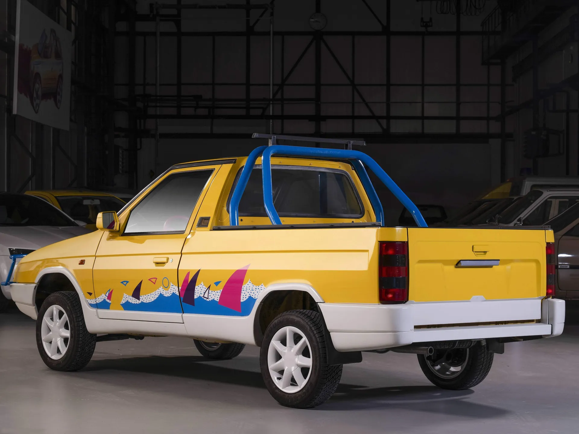 Skoda FUN Concept (1993) – zadní tříčtvrteční pohled