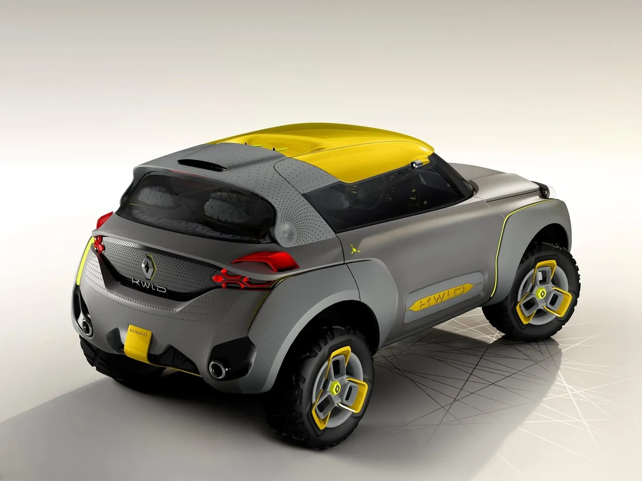 Renault Kwid Concept (2014) – zadní tříčtvrteční pohled
