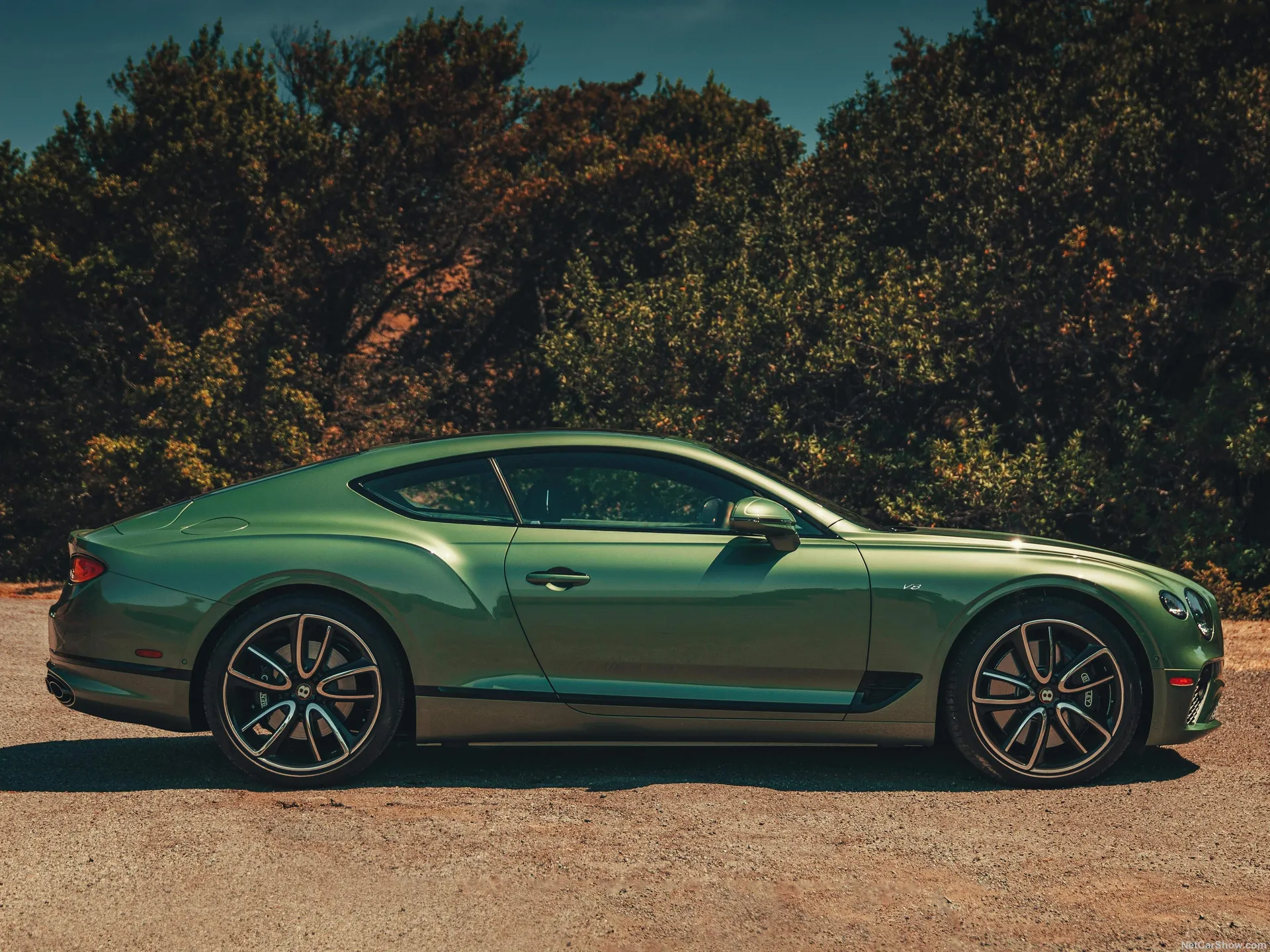Bentley Continental GT V8 (2020) – boční profil