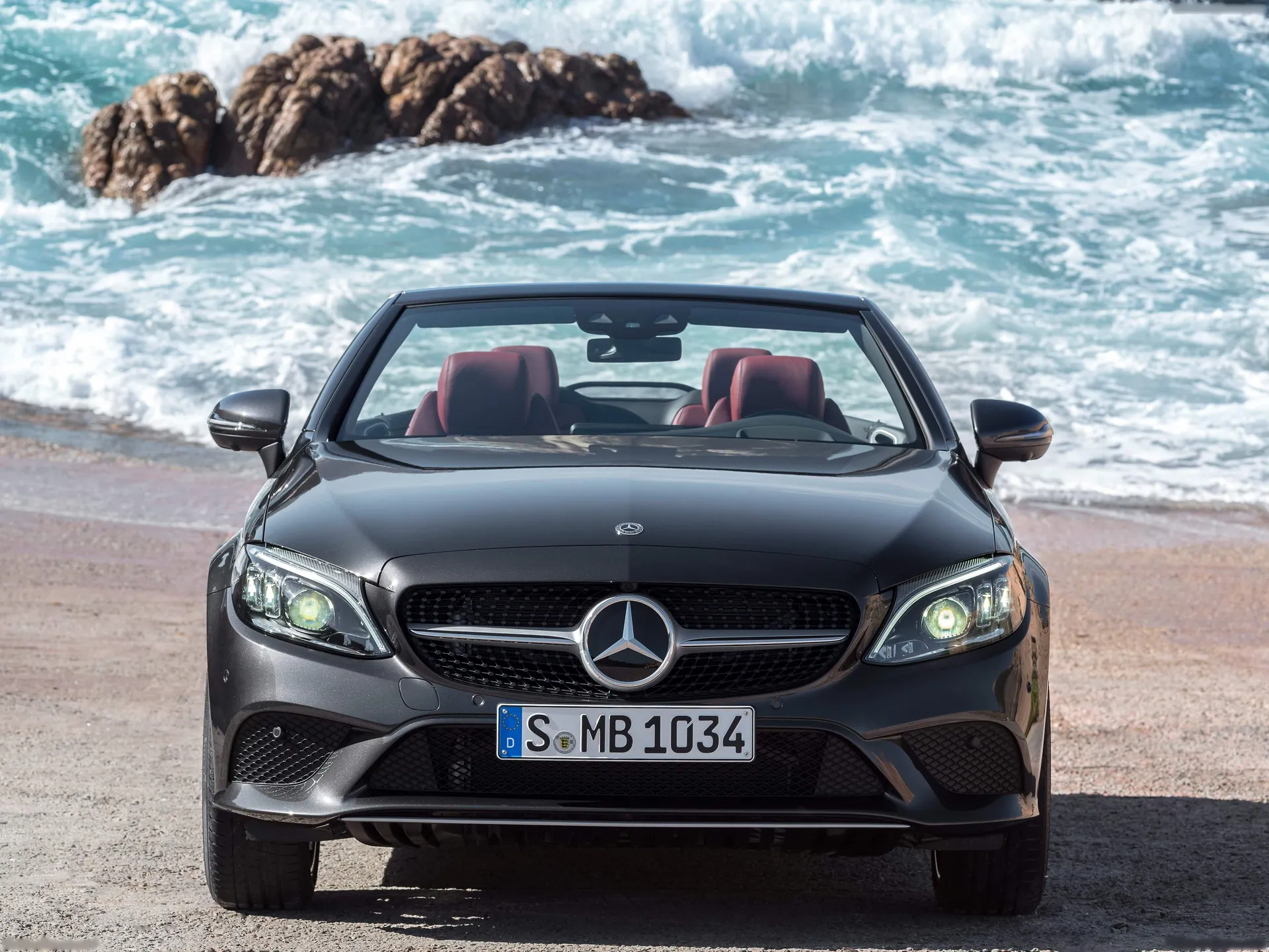 Mercedes-Benz C-Class Cabriolet (2019) – zepředu