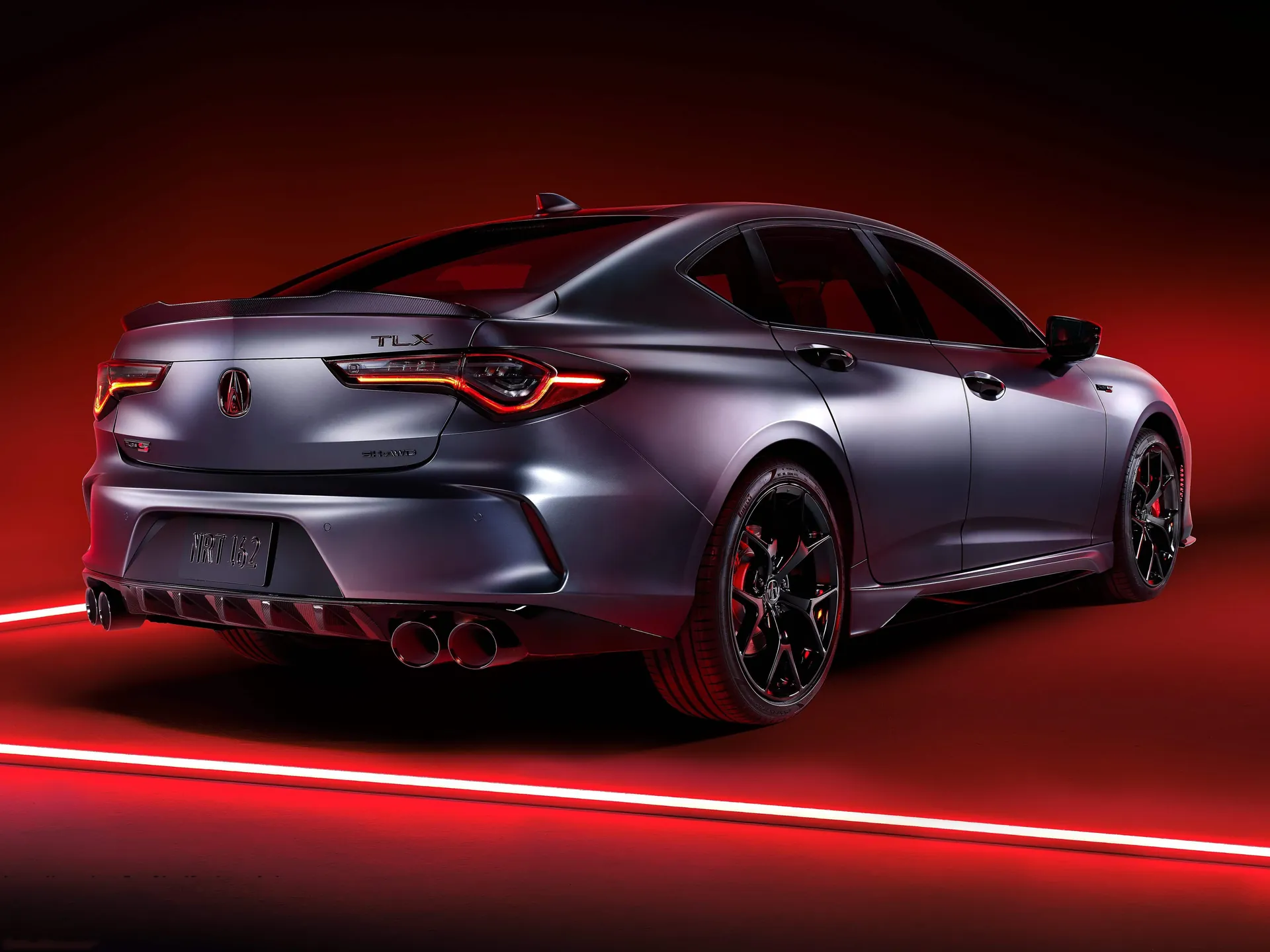 Acura TLX Type S PMC Edition (2023) – zadní tříčtvrteční pohled