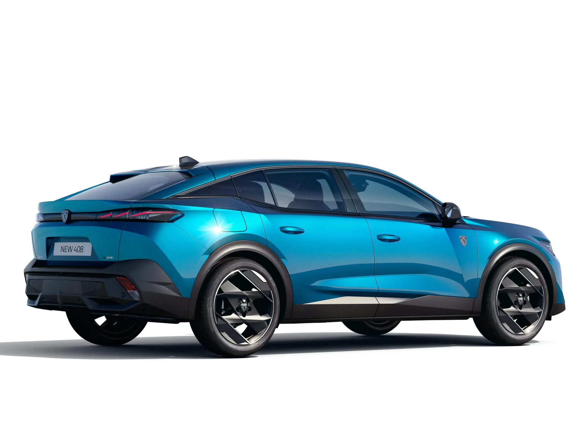 Peugeot 408 (2023) – zadní tříčtvrteční pohled