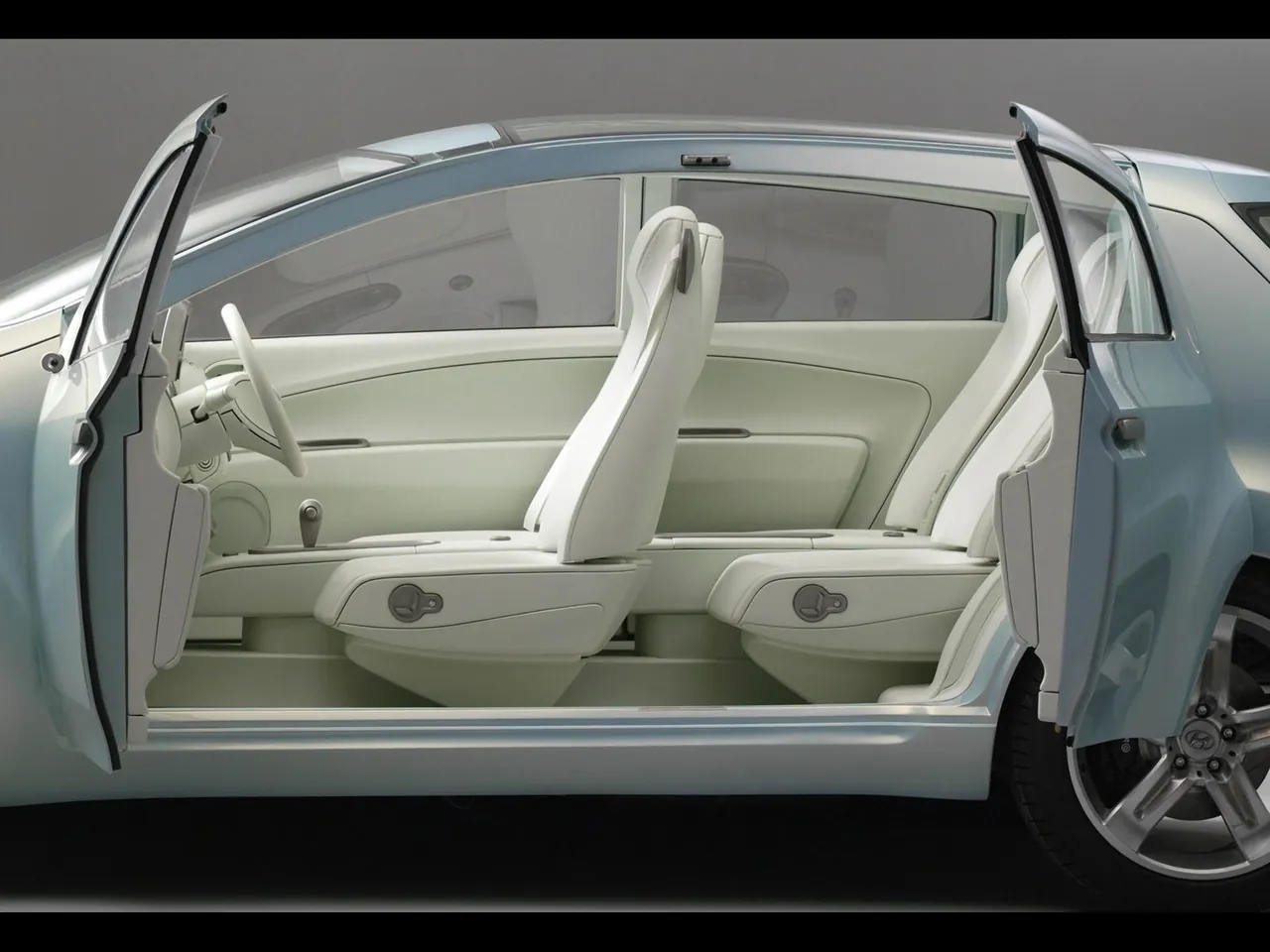 Hyundai E-Cubed Concept (2004) – interiér