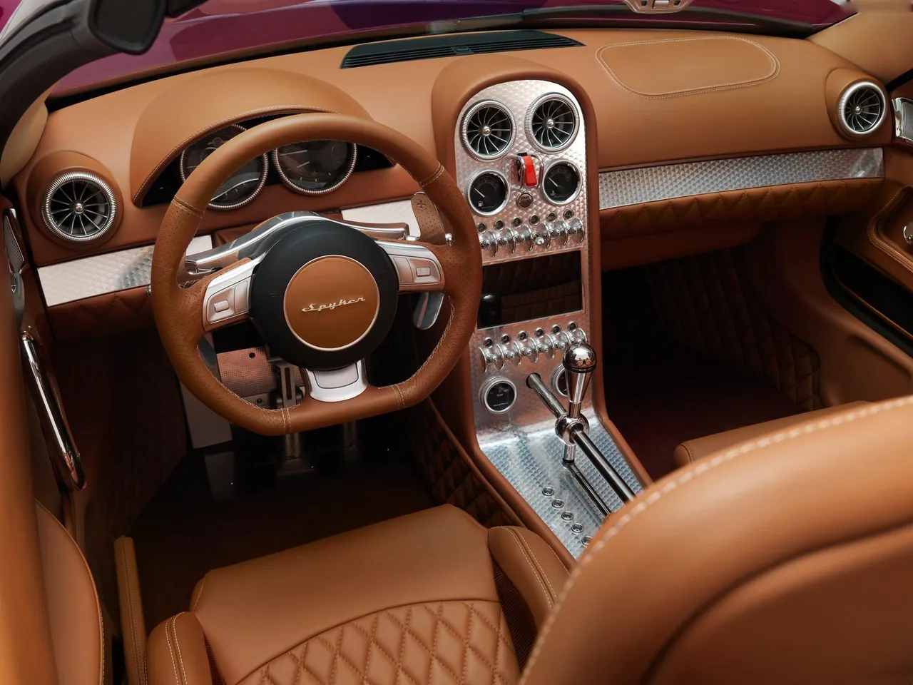 Spyker B6 Venator Spyder Concept (2013) – interiér