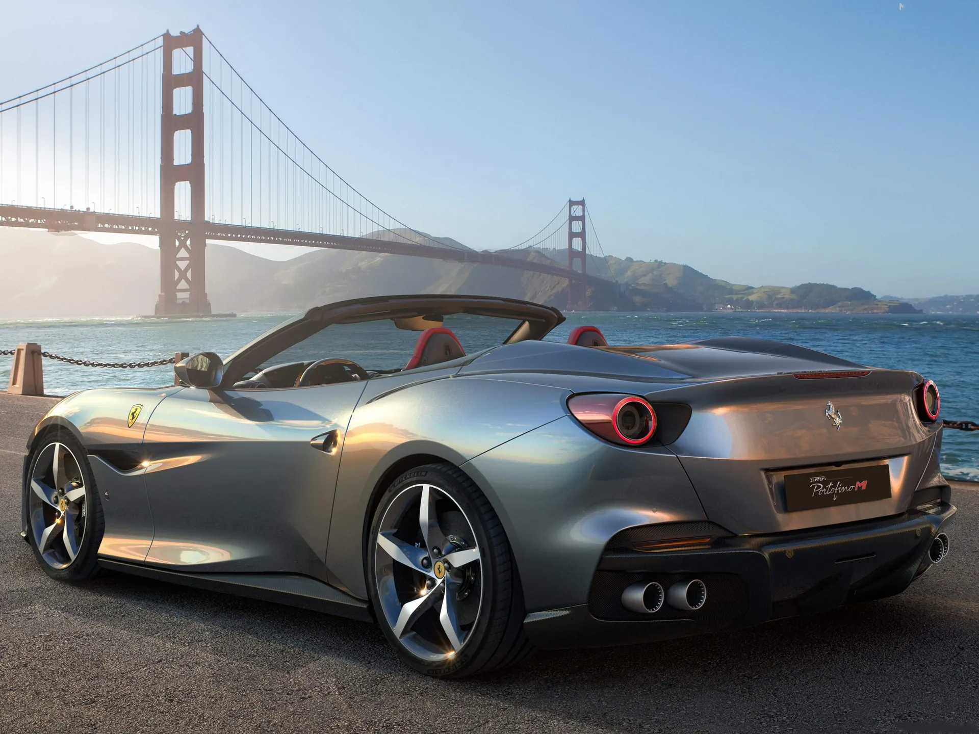 Ferrari Portofino M (2021) – zadní tříčtvrteční pohled