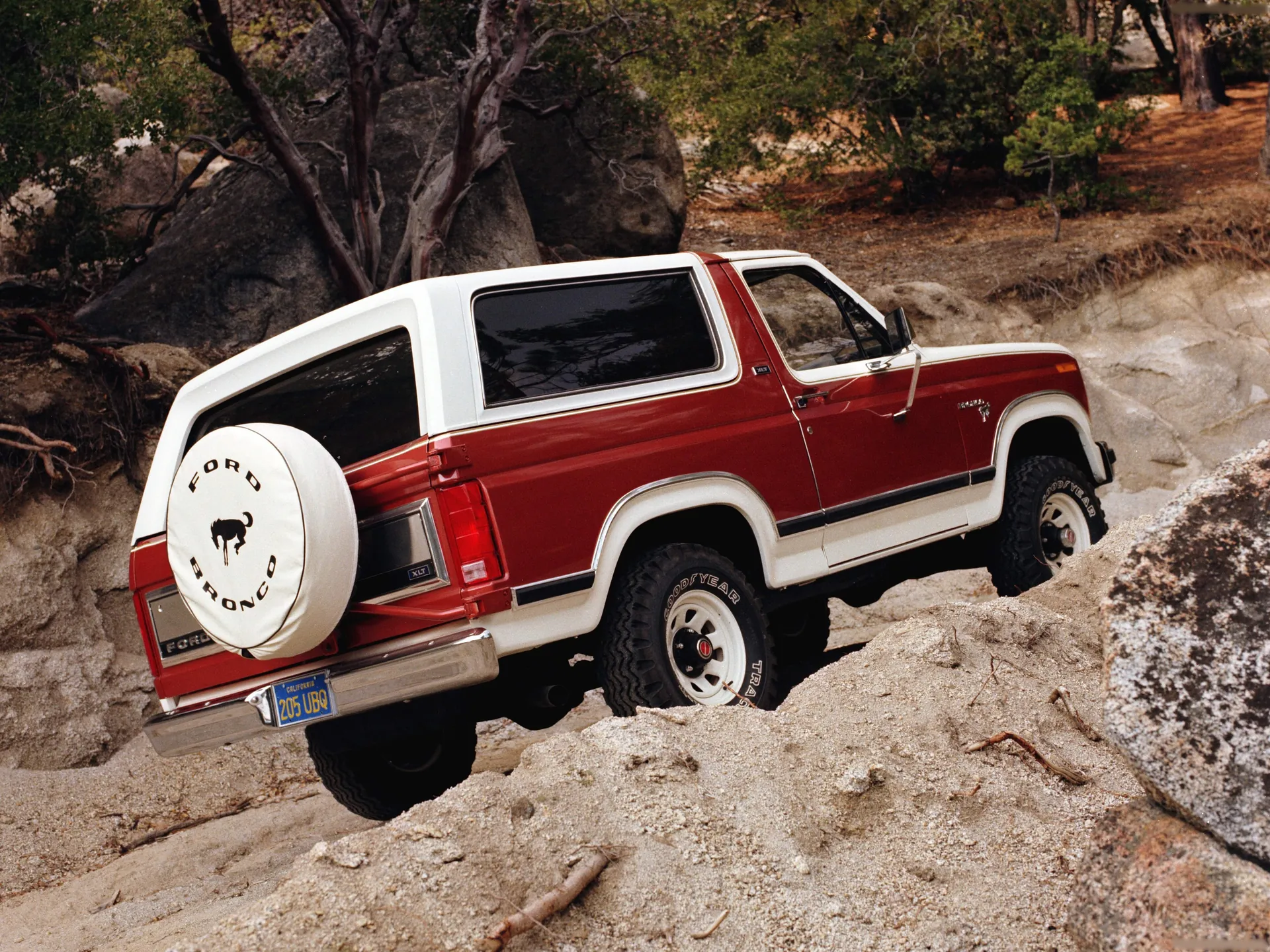 Ford Bronco (1980) – zadní tříčtvrteční pohled