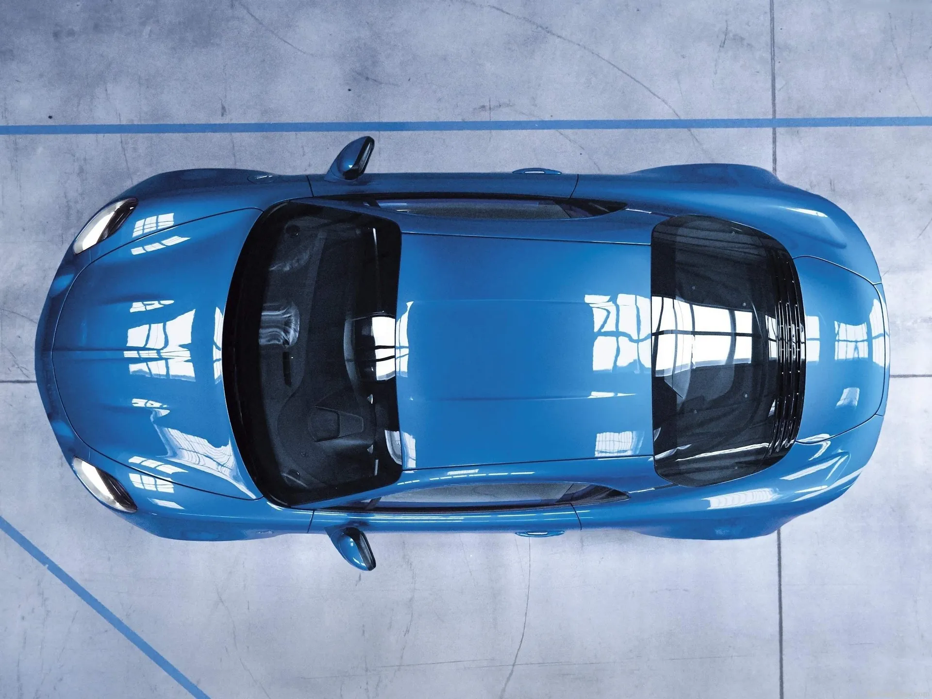 Alpine A110 (2018) – pohled shora