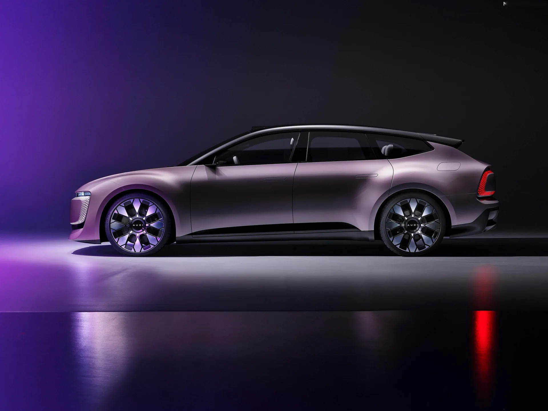Audi E Concept (2024) – boční profil