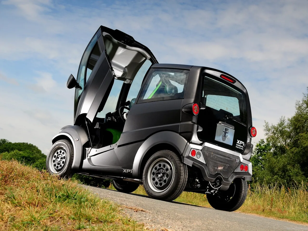 Gordon Murray T.25 Concept (2010) – zadní tříčtvrteční pohled