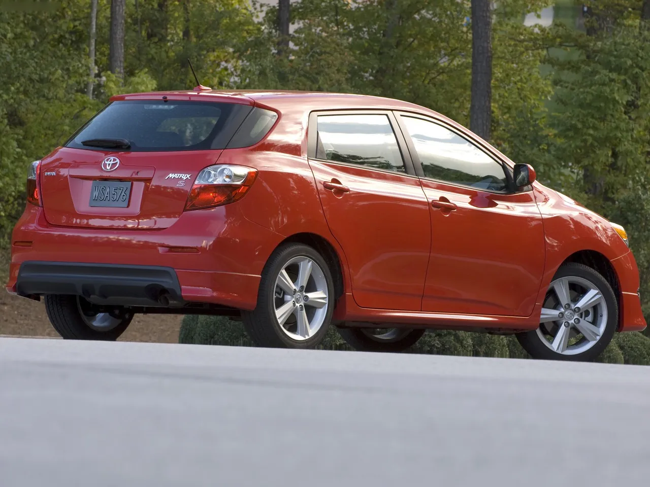 Toyota Matrix (2009) - Rear Three-Quarter