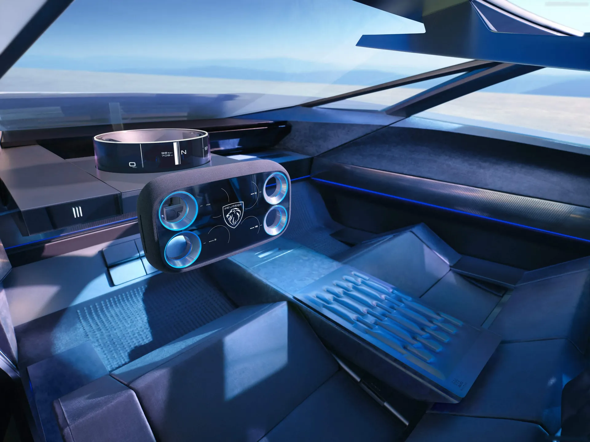 Peugeot Inception Concept (2023) – interiér