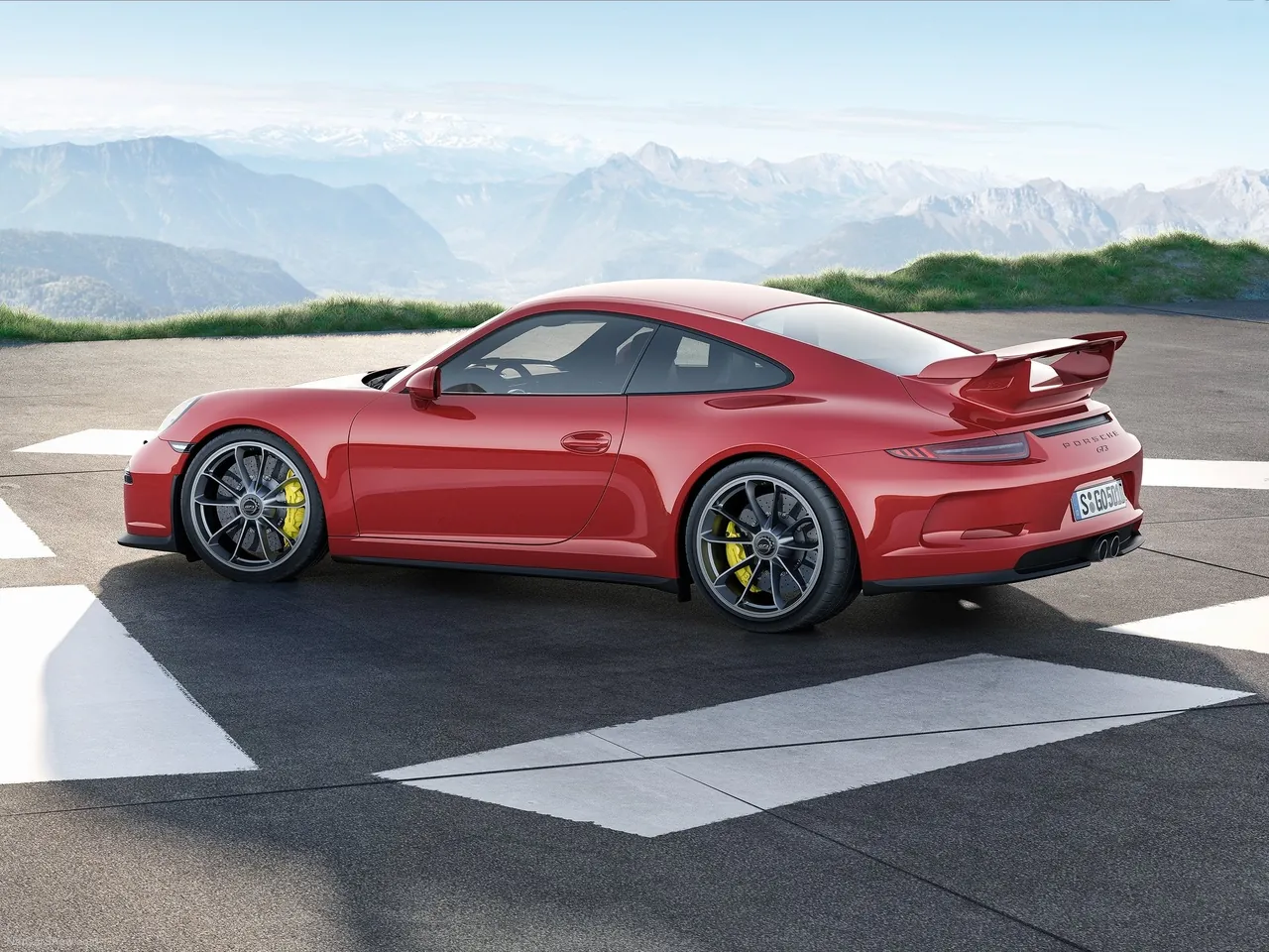 Porsche 911 GT3 (2014) – zadní tříčtvrteční pohled
