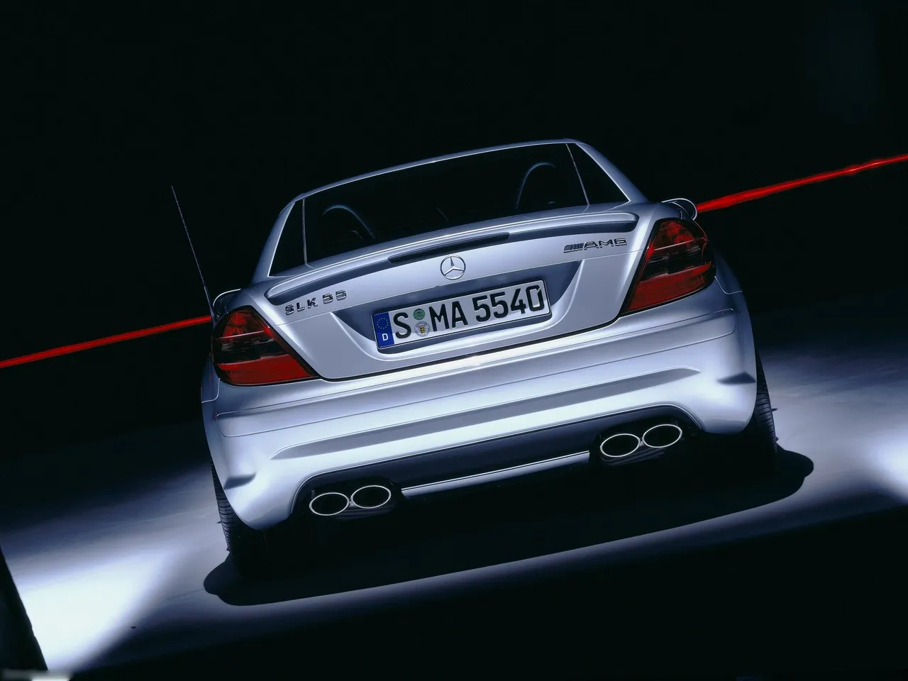 Mercedes-Benz SLK55 AMG (2005) - Rear
