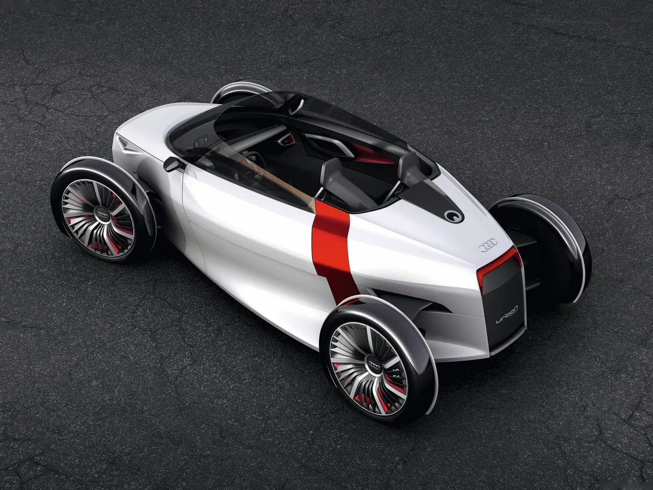 Audi Urban Spyder Concept (2011) – zadní tříčtvrteční pohled