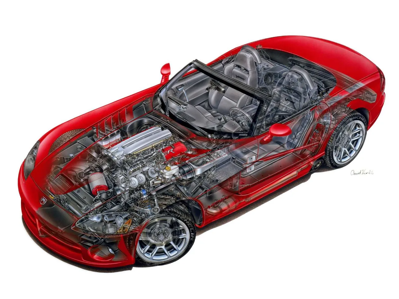 Dodge Viper SRT10 (2003) – technika