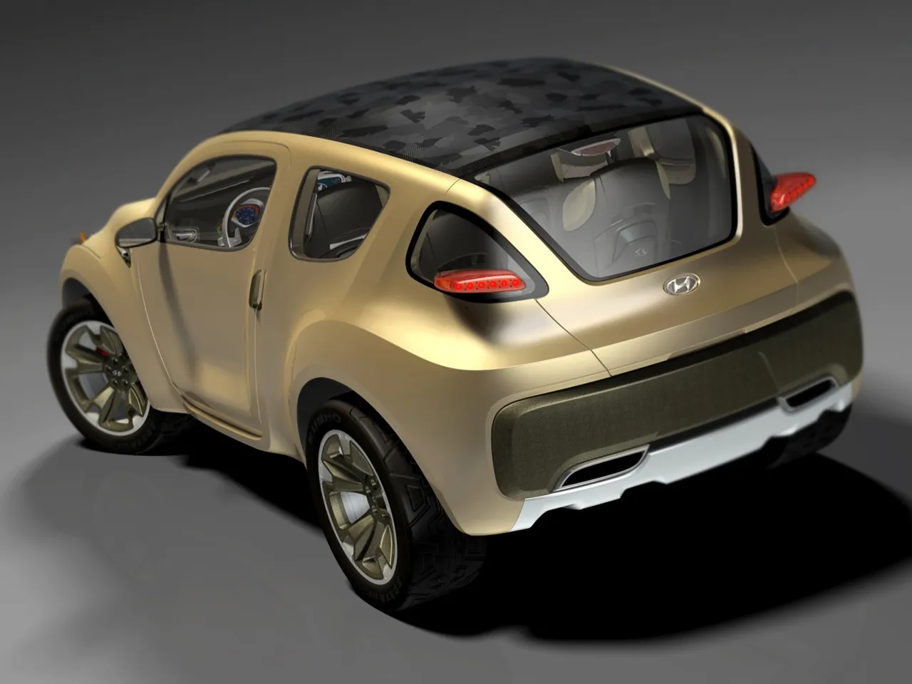 Hyundai HCD10 Hellion Concept (2006) – zadní tříčtvrteční pohled