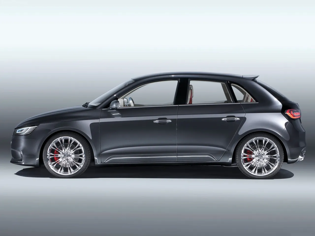 Audi A1 Sportback Concept (2008) – boční profil