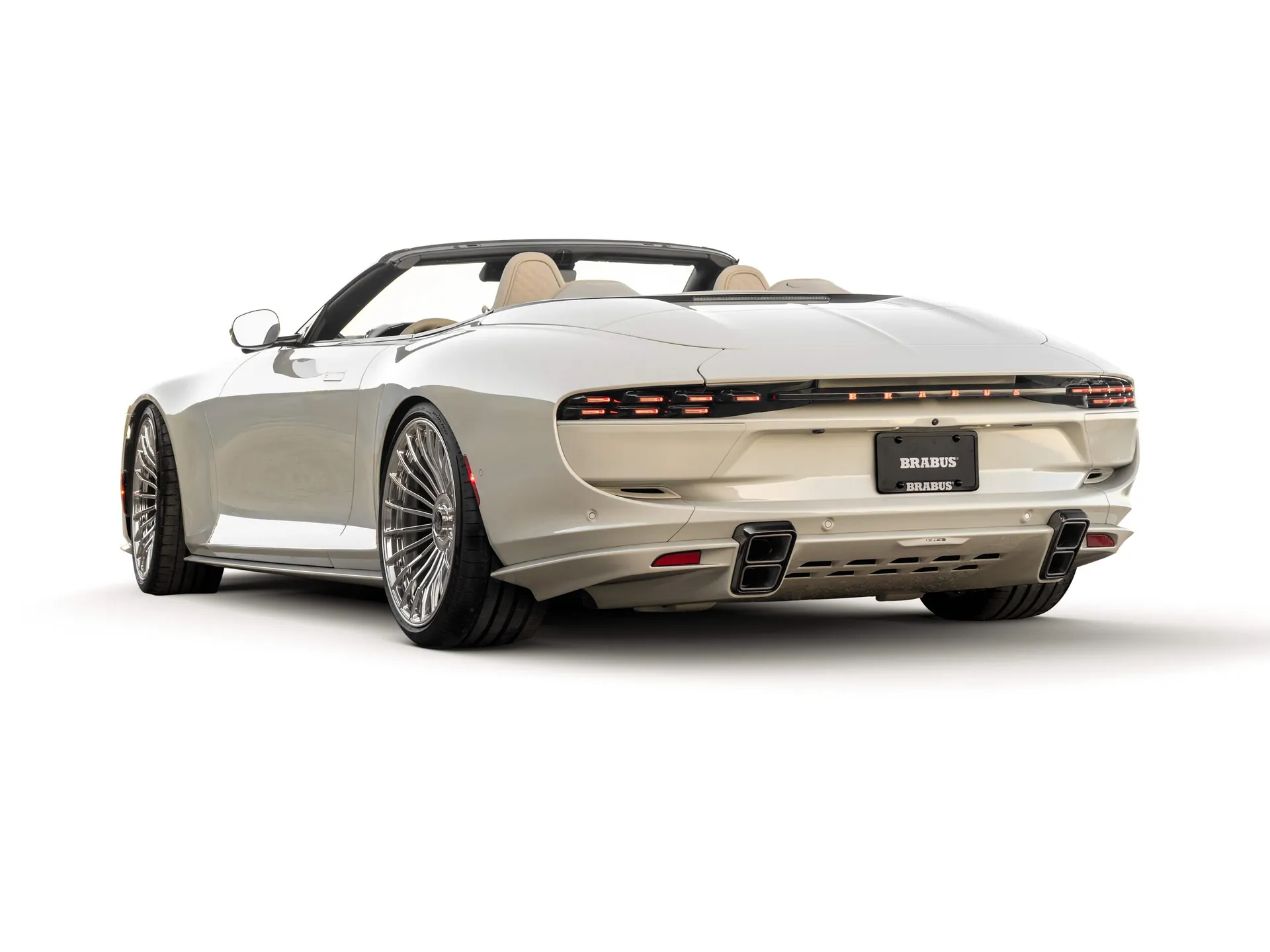 Brabus Bodo Cabriolet (2027) – zadní tříčtvrteční pohled