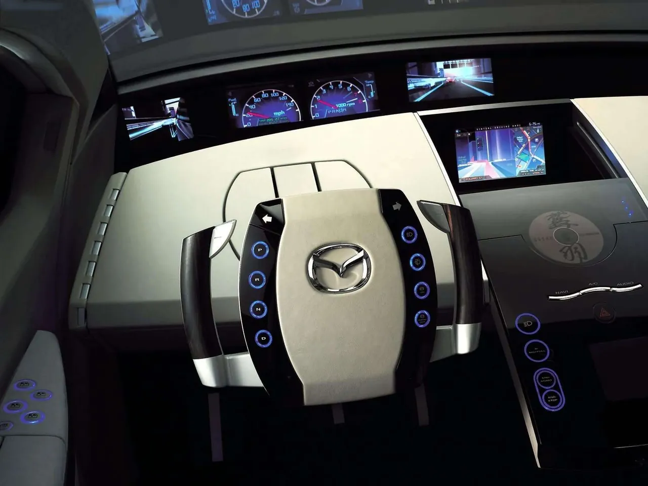 Mazda Washu Concept (2003) – interiér