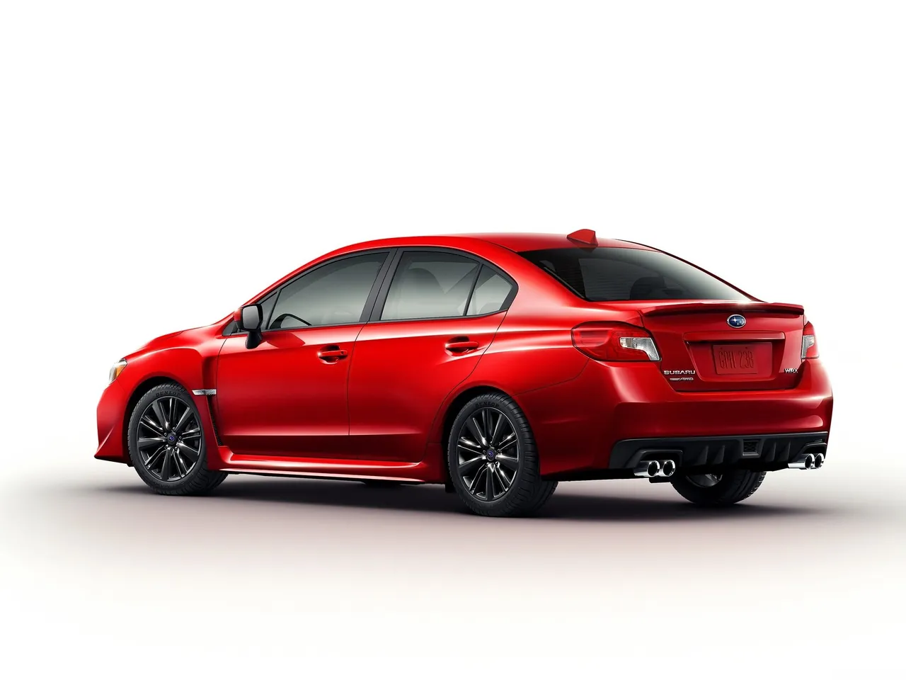Subaru WRX (2015) – zadní tříčtvrteční pohled