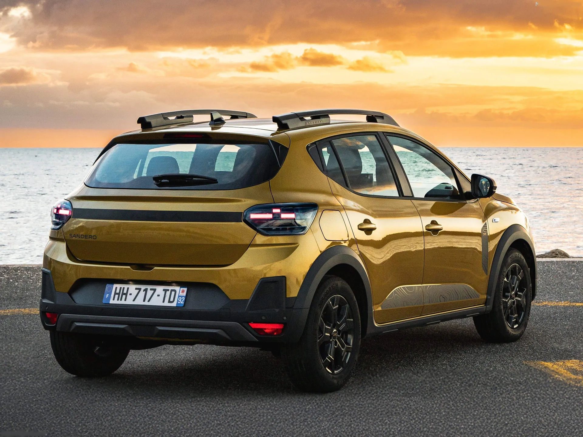 Dacia Sandero Stepway (2026) – zadní tříčtvrteční pohled