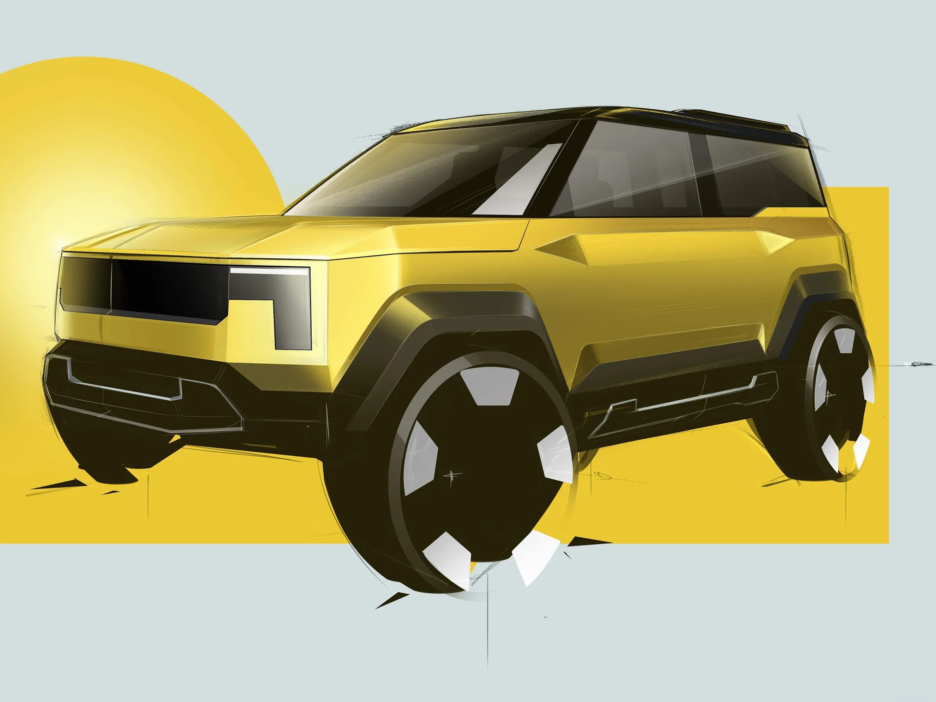 Mahindra Vision.S Concept (2025) – designové skici
