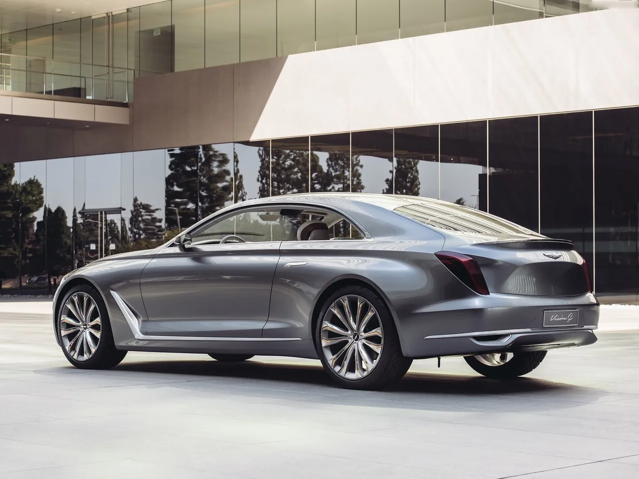 Hyundai Vision G Concept (2015) – zadní tříčtvrteční pohled