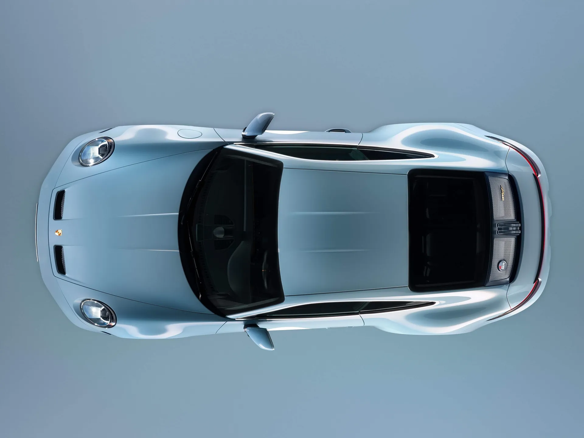 Porsche 911 S-T (2024) – pohled shora