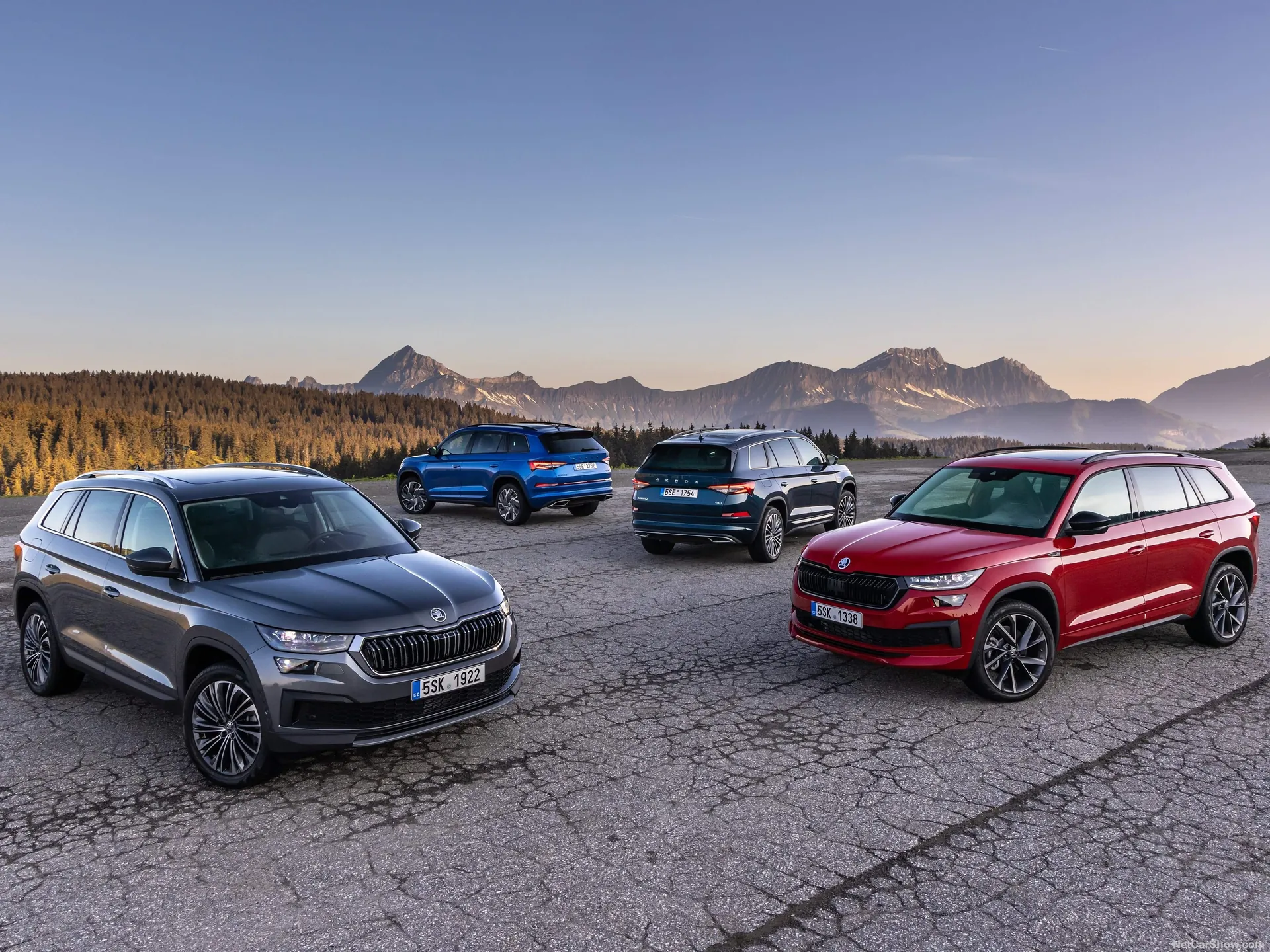 Skoda Kodiaq (2021) – skupinový snímek